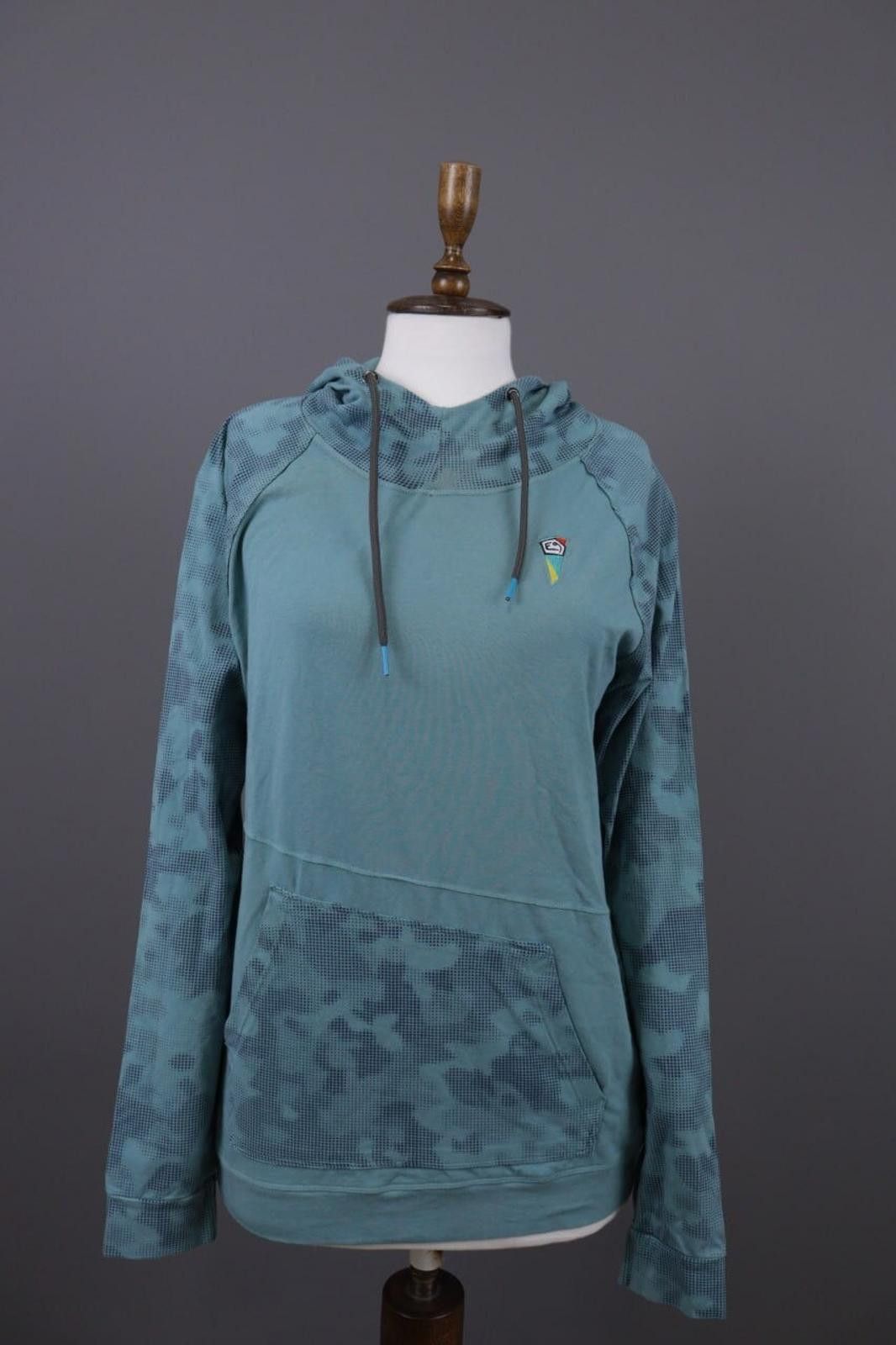 Designer E9 SQU-C Blue Outdoor Climbing Hoodie Sweater Size S Size S / US 4 / IT 40 - 1 Thumbnail