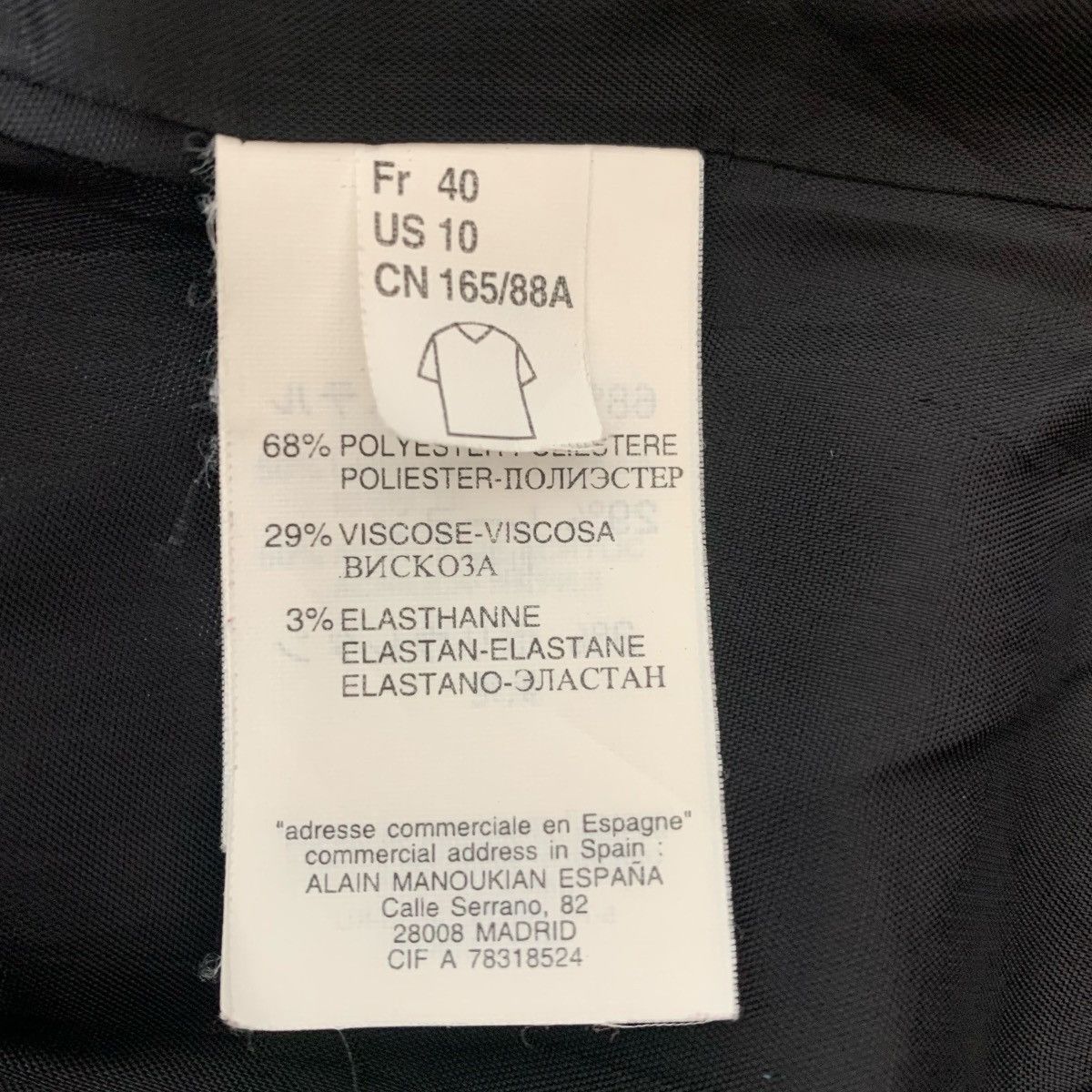 Designer Vintage Alain Manoukian French Designer Retro Style Jacket Size XS / US 0-2 / IT 36-38 - 12 Thumbnail