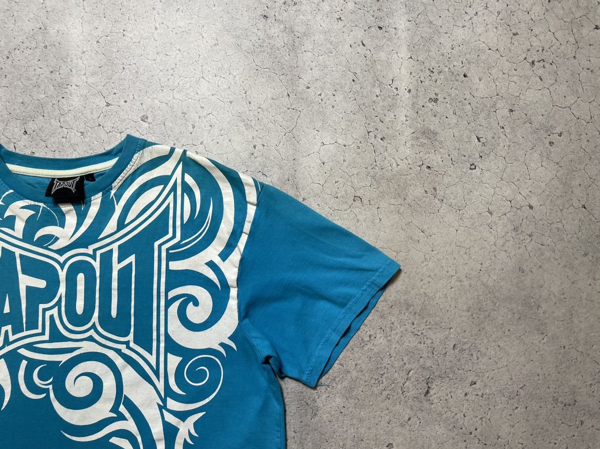 Tapout Vintage Tapout Big Logo Y2K Blue T-Shirt Hype Size US L / EU 52-54 / 3 - 3 Thumbnail