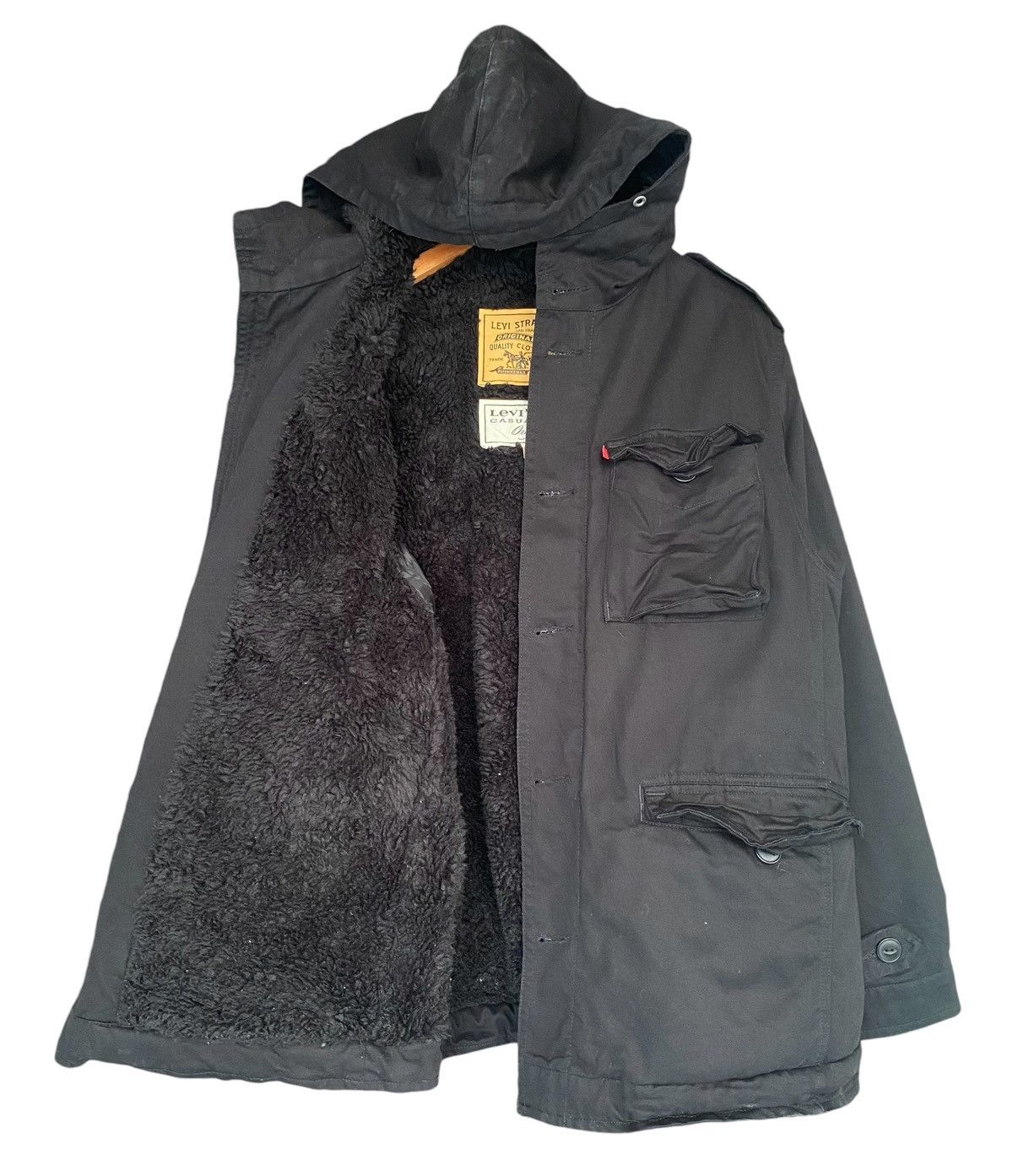 Levi's Rare🔥LEVI’S Sherpa Hoodie Jacket (M) Size US M / EU 48-50 / 2 - 14 Thumbnail