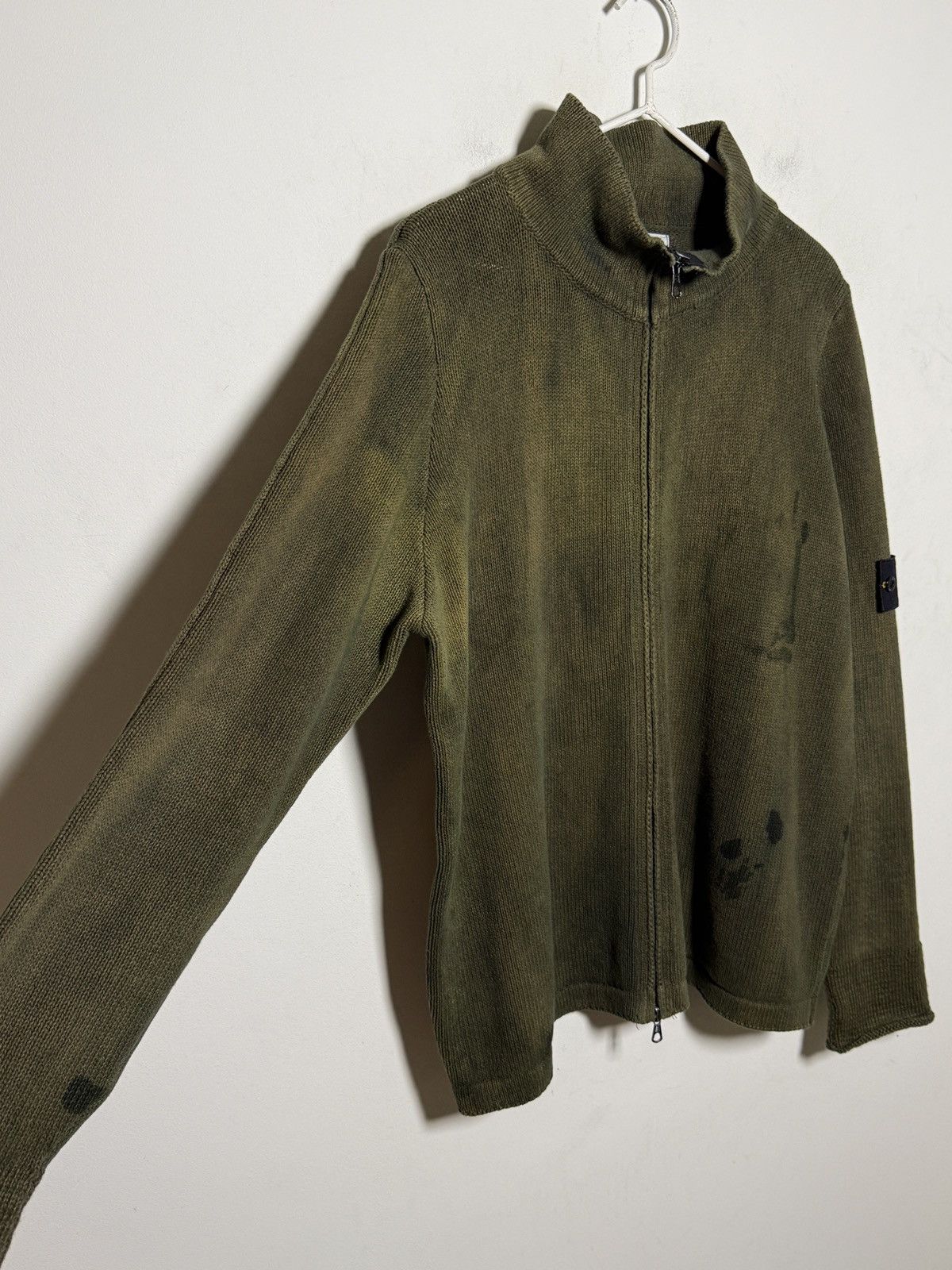 Stone Island stone island y2k archive chunky sweater tie dye Size US L / EU 52-54 / 3 - 9 Thumbnail
