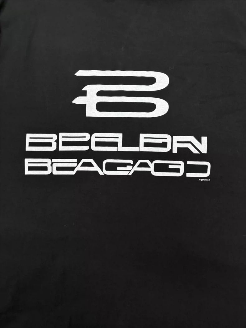 Balenciaga Balenciaga Logo Print Crew Neck T-Shirt 2505-Nextarrow Size US S / EU 44-46 / 1 - 4 Thumbnail