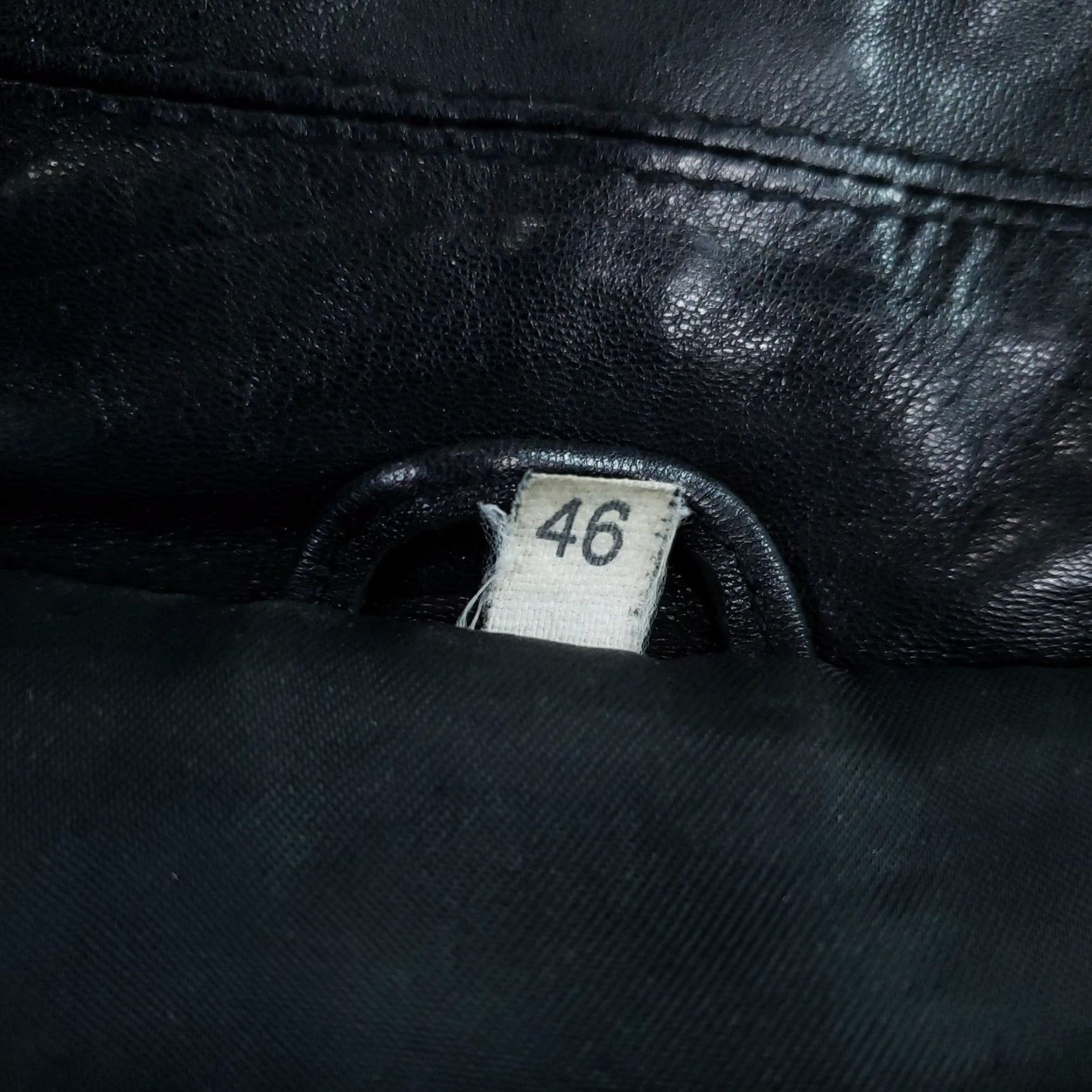 Vintage ZIP Alta Moda Firenze Coat Womens 46 Large Black Leather Made Italy Long Coat Size L / US 10 / IT 46 - 6 Thumbnail
