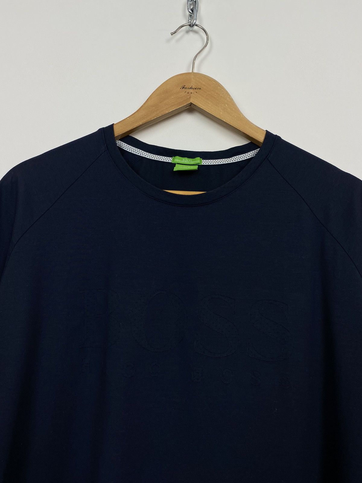 Hugo Boss Hugo Boss Slim Fit Cotton Short Sleeve T Shirt Blue Top Size US XXL / EU 58 / 5 - 5 Thumbnail