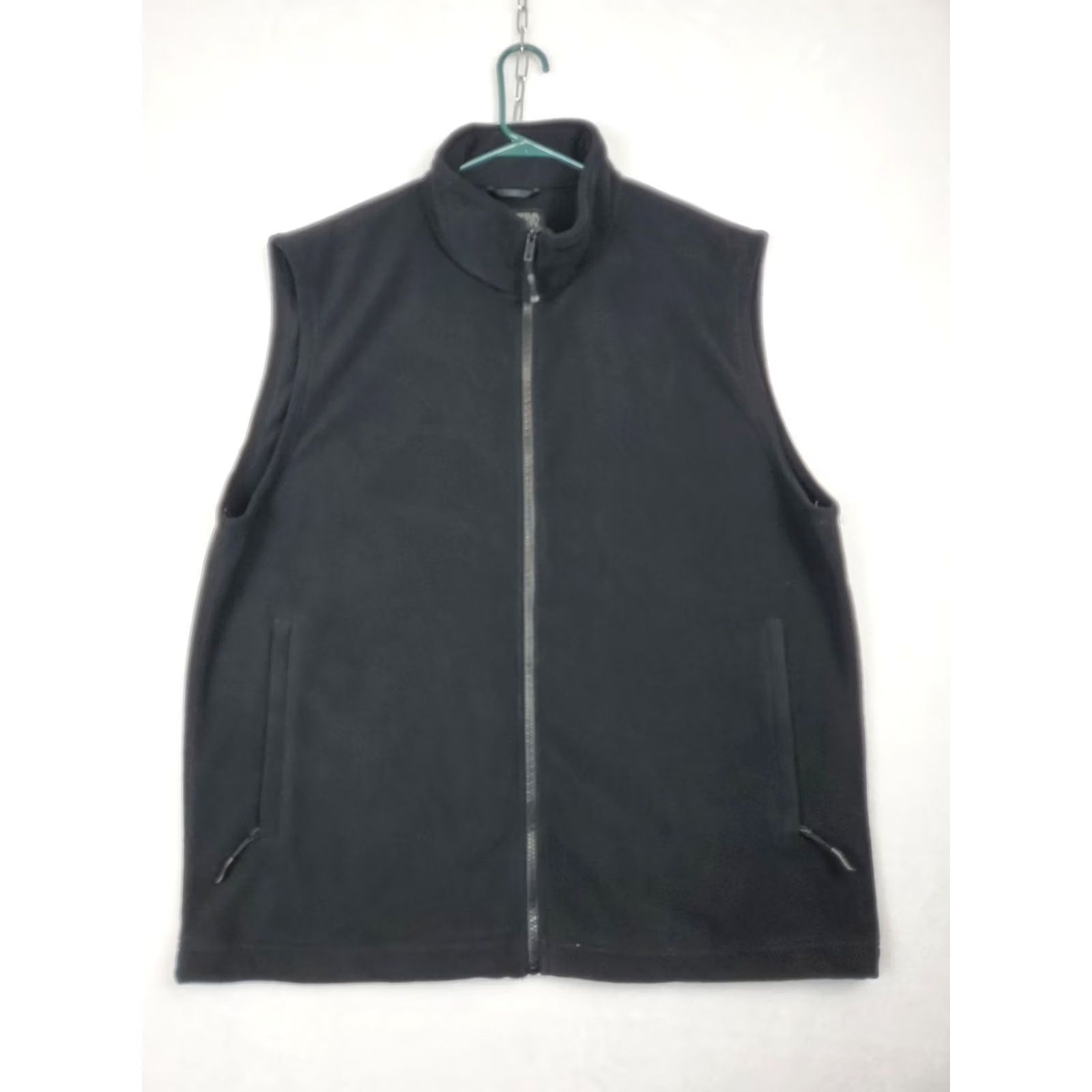 Vintage Midway USA Black Full Zip Vest Fleece Hunting Shooting Men's XL Zip Pockets Size US XL / EU 56 / 4 - 3 Thumbnail
