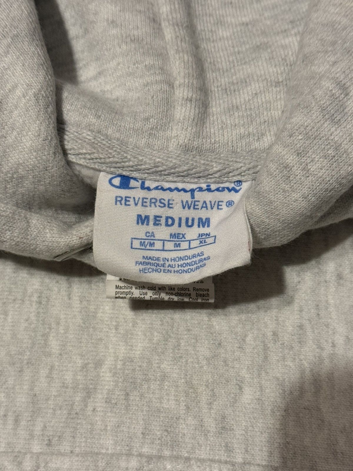 Champion Vintage Champion Small Logo Reverse Weave Hoodie Grey Medium Size US M / EU 48-50 / 2 - 5 Thumbnail