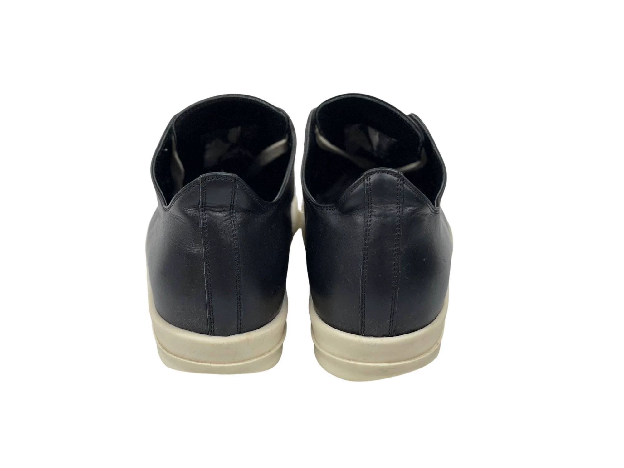 Rick Owens Rick Owens Ramones Leather Low Top Sneakers Size US 8 / EU 41 - 4 Thumbnail