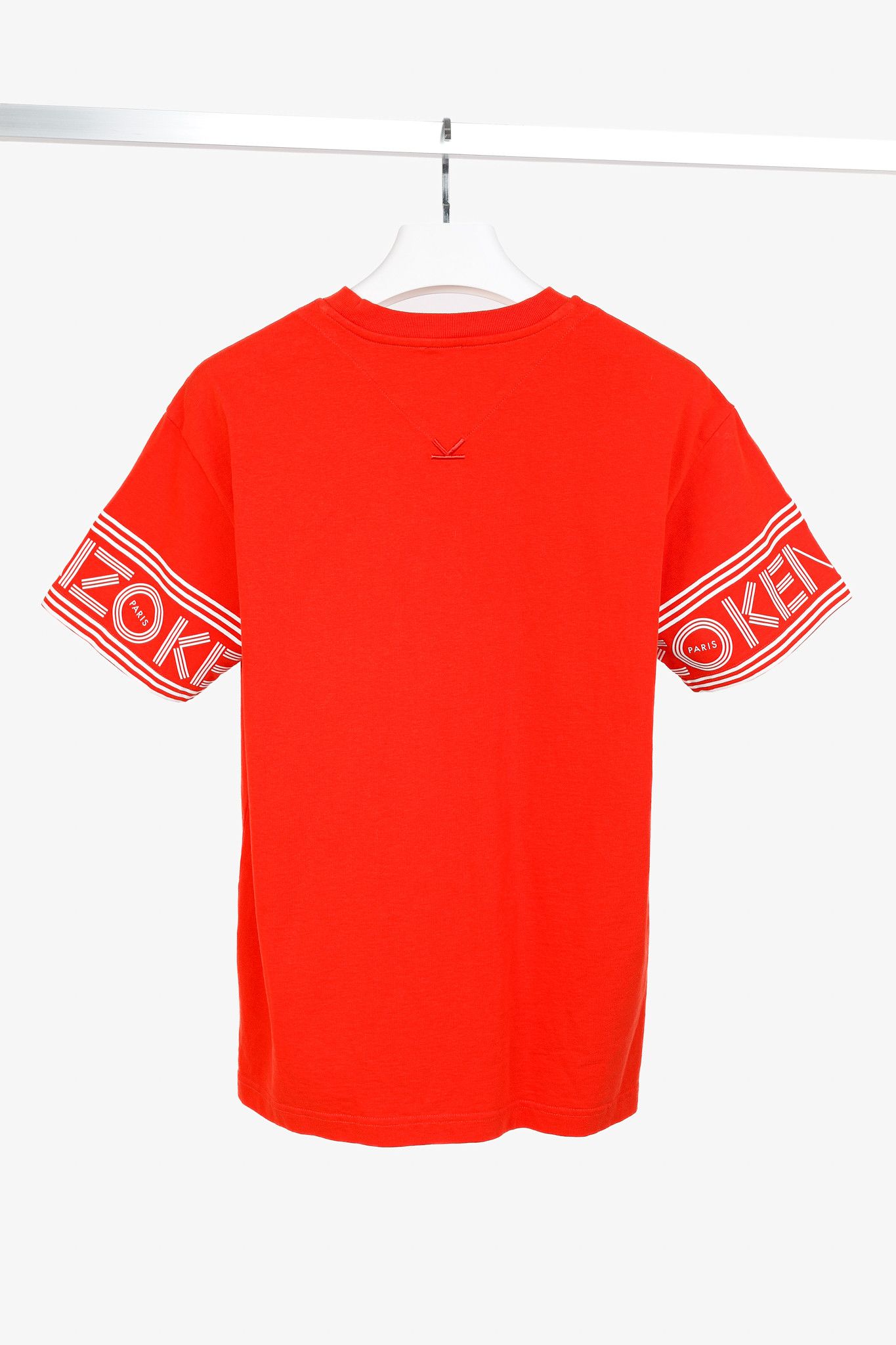 Kenzo KENZO Red Cotton Cuff Print Tee Size US S / EU 44-46 / 1 - 2 Thumbnail