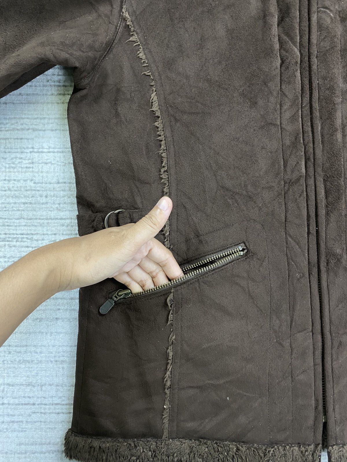 If Six Was Nine Pp Rikorino LGB Style Suede Leather Jacket Size US M / EU 48-50 / 2 - 8 Thumbnail