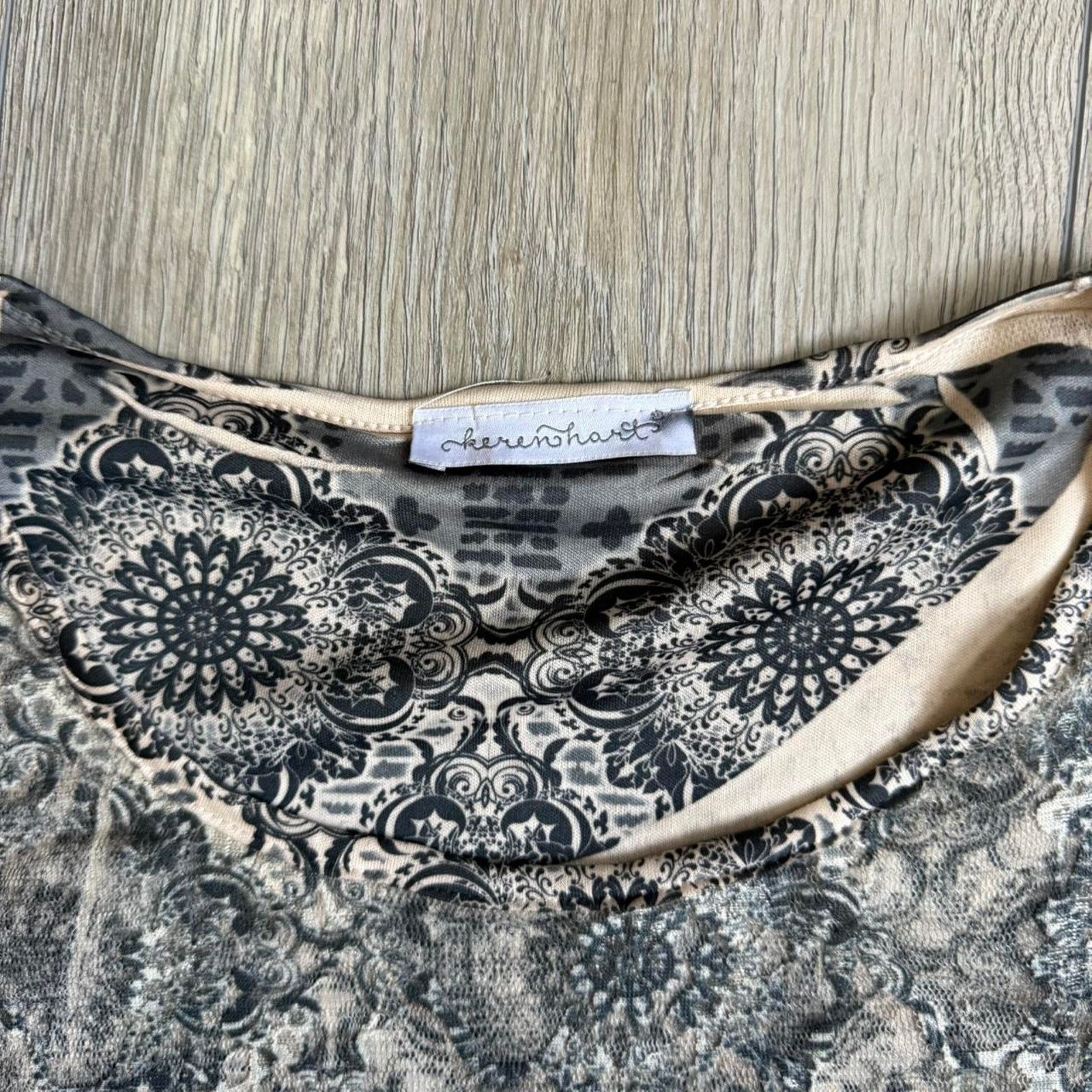 Other Vintage keren heart womens top Size XL / US 12-14 / IT 48-50 - 5 Thumbnail