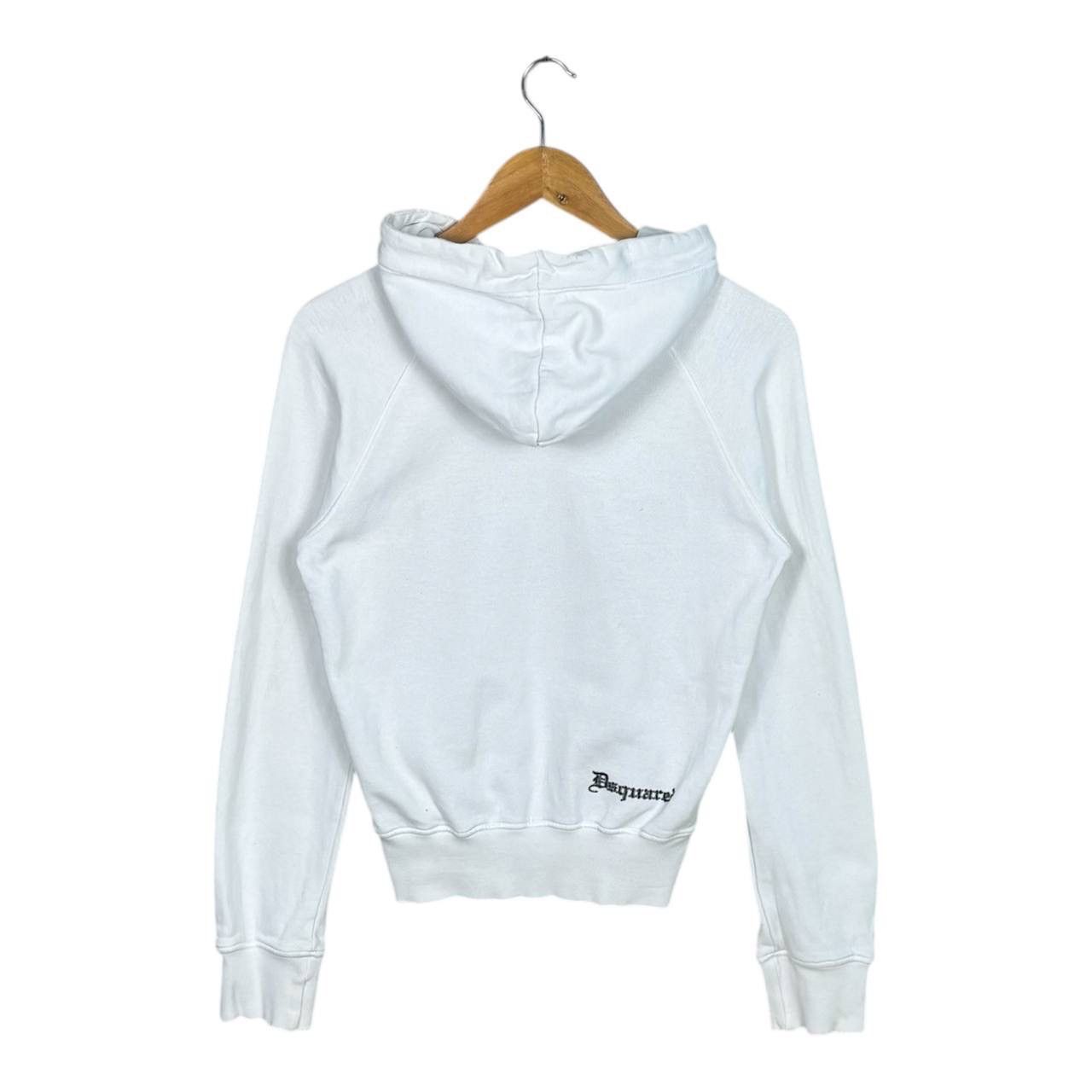 Dsquared2 Dsquared2 Charles White Hoodie Sweatshirt Size US S / EU 44-46 / 1 - 2 Thumbnail