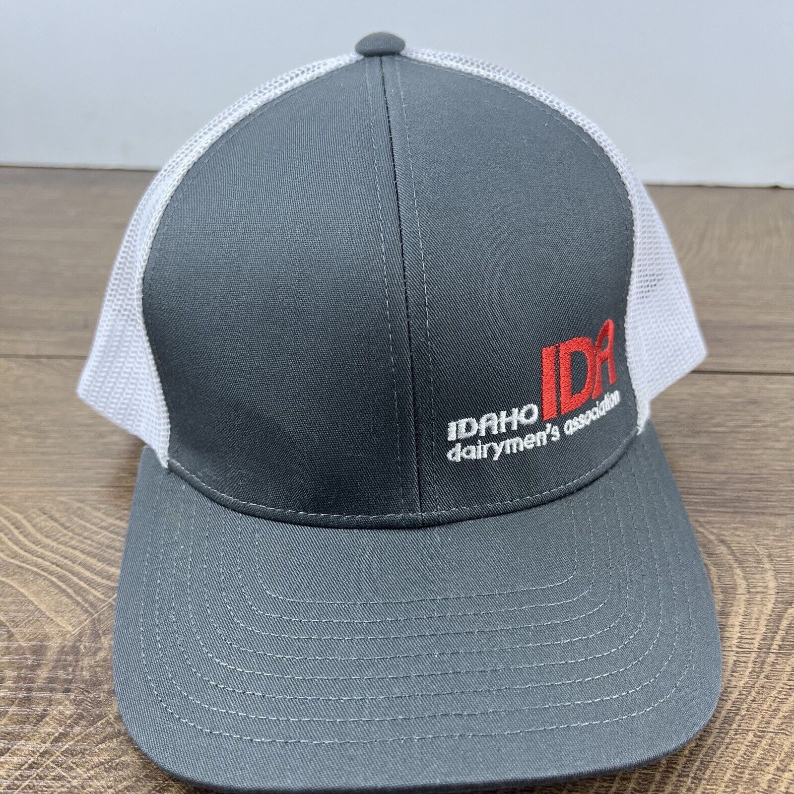 Other Idaho Dairymens Hat IDA Snapback Hat Gray Adjustable Hat Adu Size ONE SIZE - 3 Thumbnail