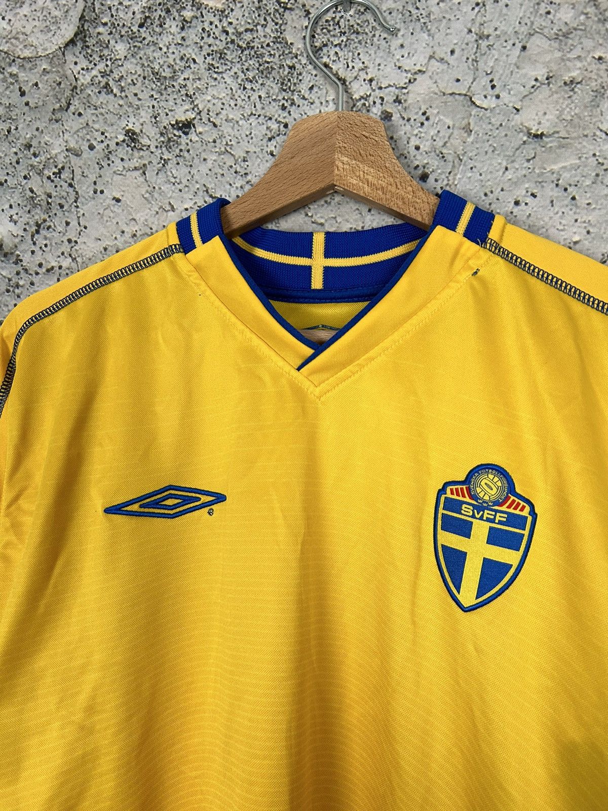 Umbro Vintage Sweden Umbro Soccer Jersey Football World Cup Size US M / EU 48-50 / 2 - 3 Thumbnail