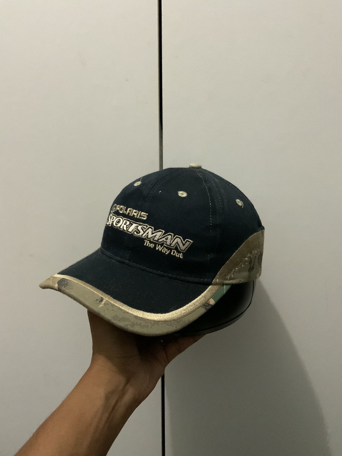 Japanese Brand Polaris Sportsman Spellout Camo Hunter Cap Size ONE SIZE - 2 Thumbnail