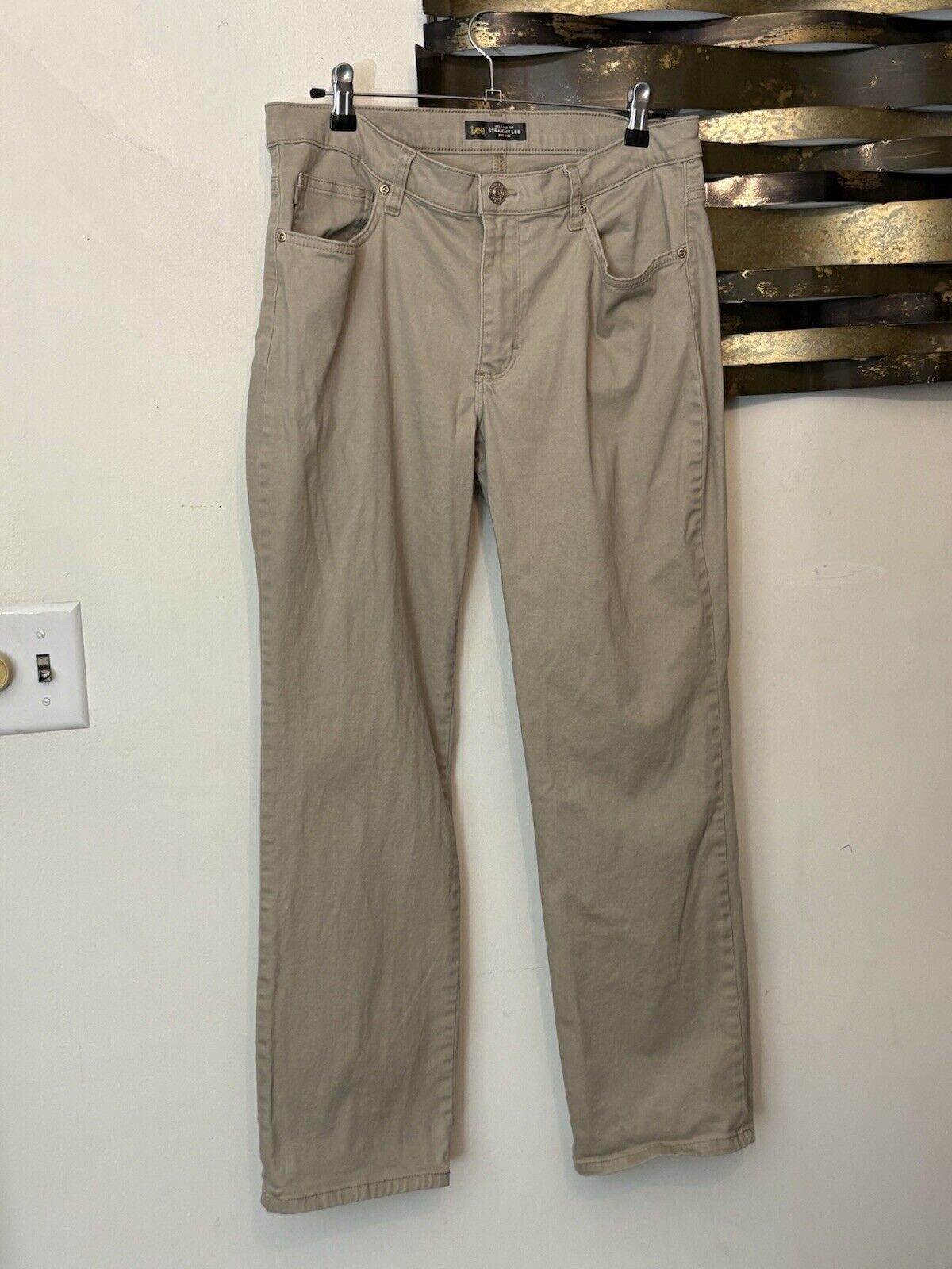 Lee Lee Stretch Jeans Relaxed Leg MidRise Size 14 Size 36" / US 14 / IT 50 - 1 Thumbnail