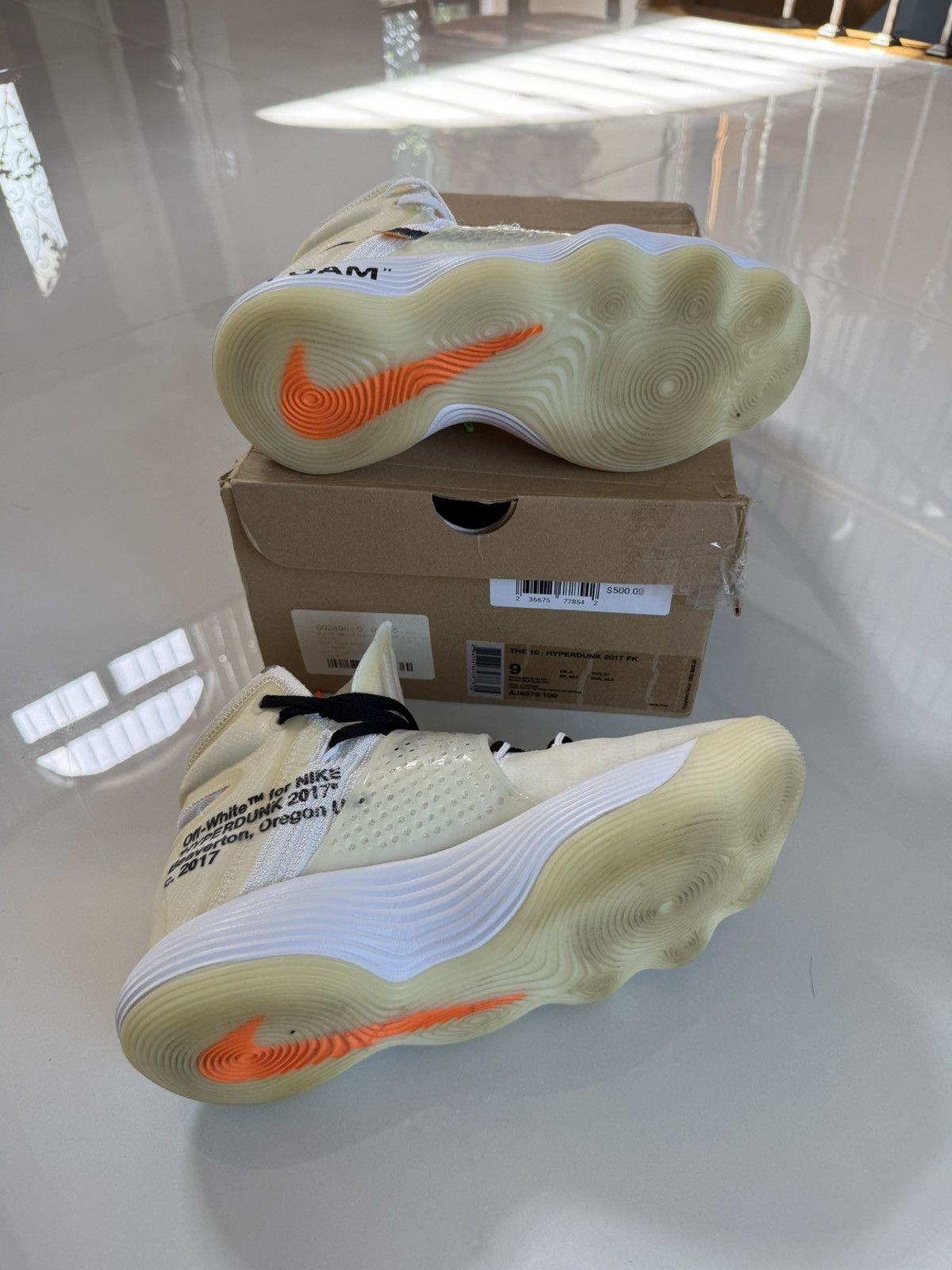 Nike × Off-White Hyperdunk 2017 Size US 9 / EU 42 - 7 Thumbnail