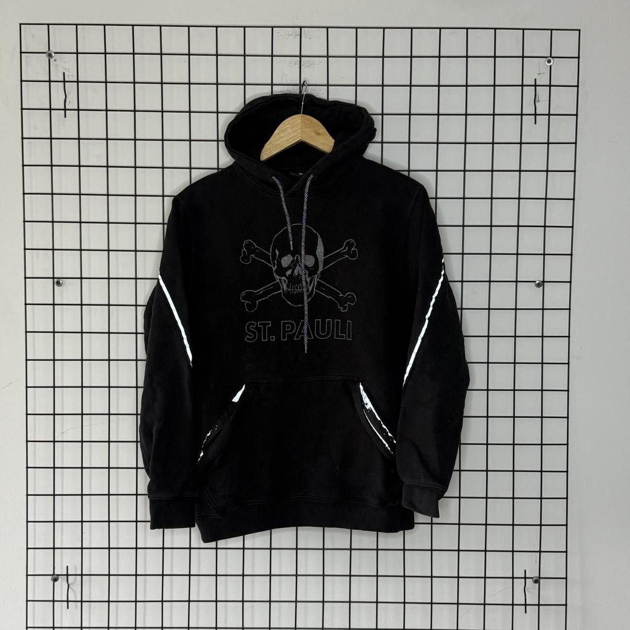 Vintage St Pauli Hoodie Black Vintage 90s Retro Size US M / EU 48-50 / 2 - 1 Thumbnail