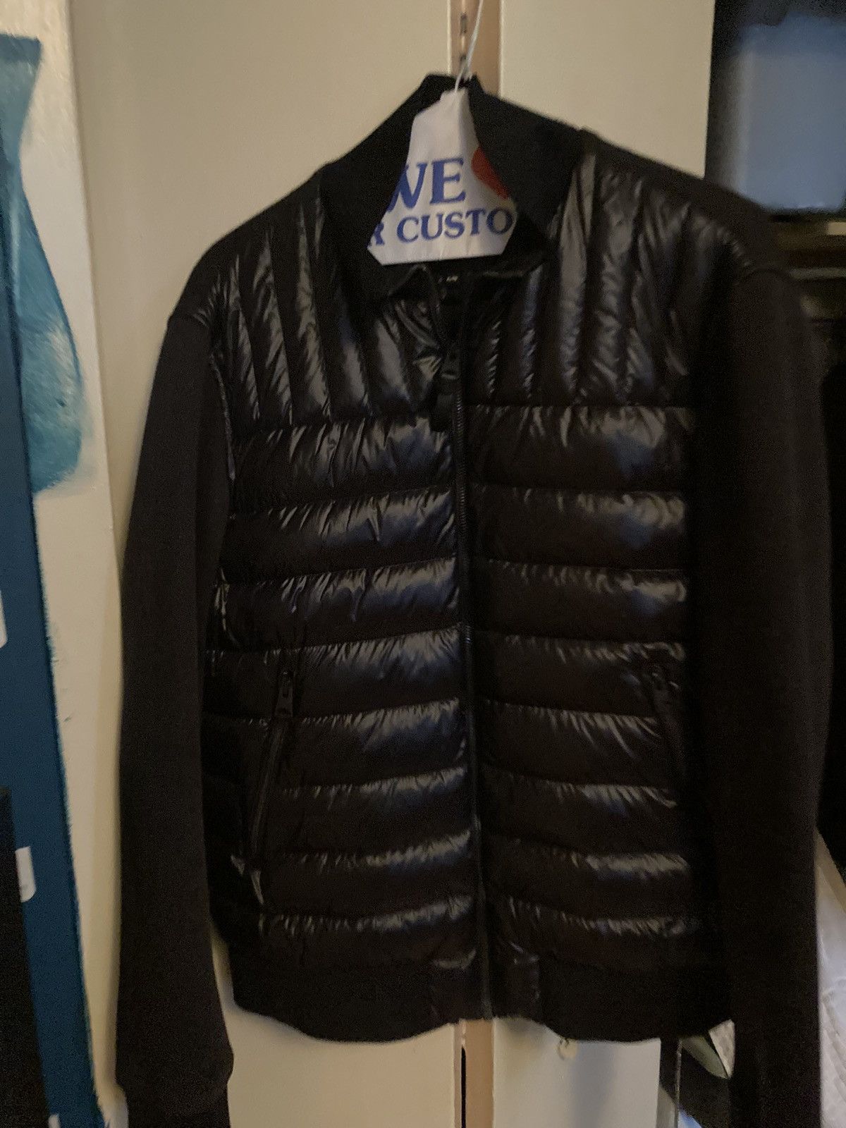 Mackage COLLIN-R Nano Down Mixed Media Bomber Jacket Size US XL / EU 56 / 4 - 8 Thumbnail