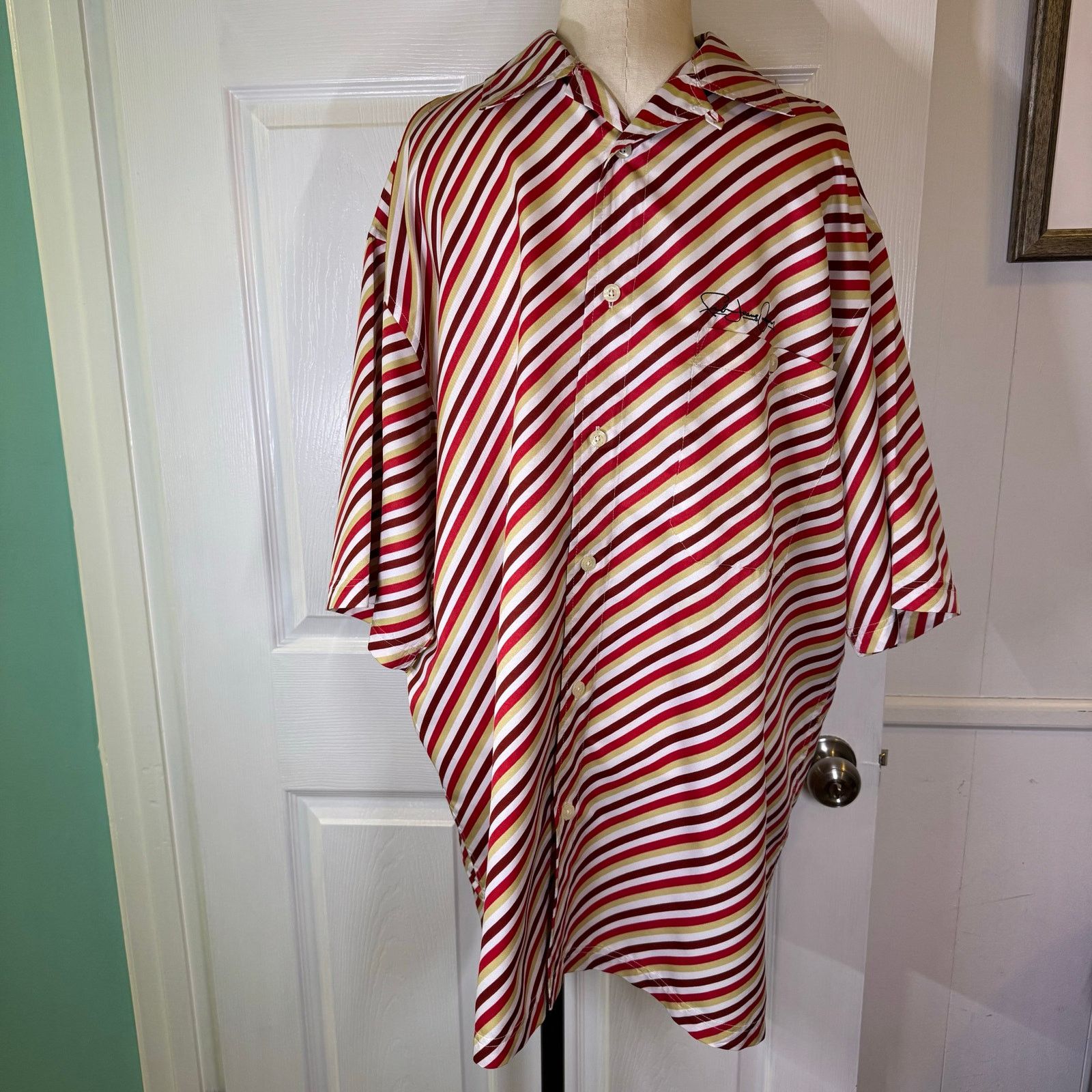 Fubu FUBU The Collection Button Down Shirt Vtg 90s Hip Hop Sz 1X Size US XXL / EU 58 / 5 - 1 Thumbnail