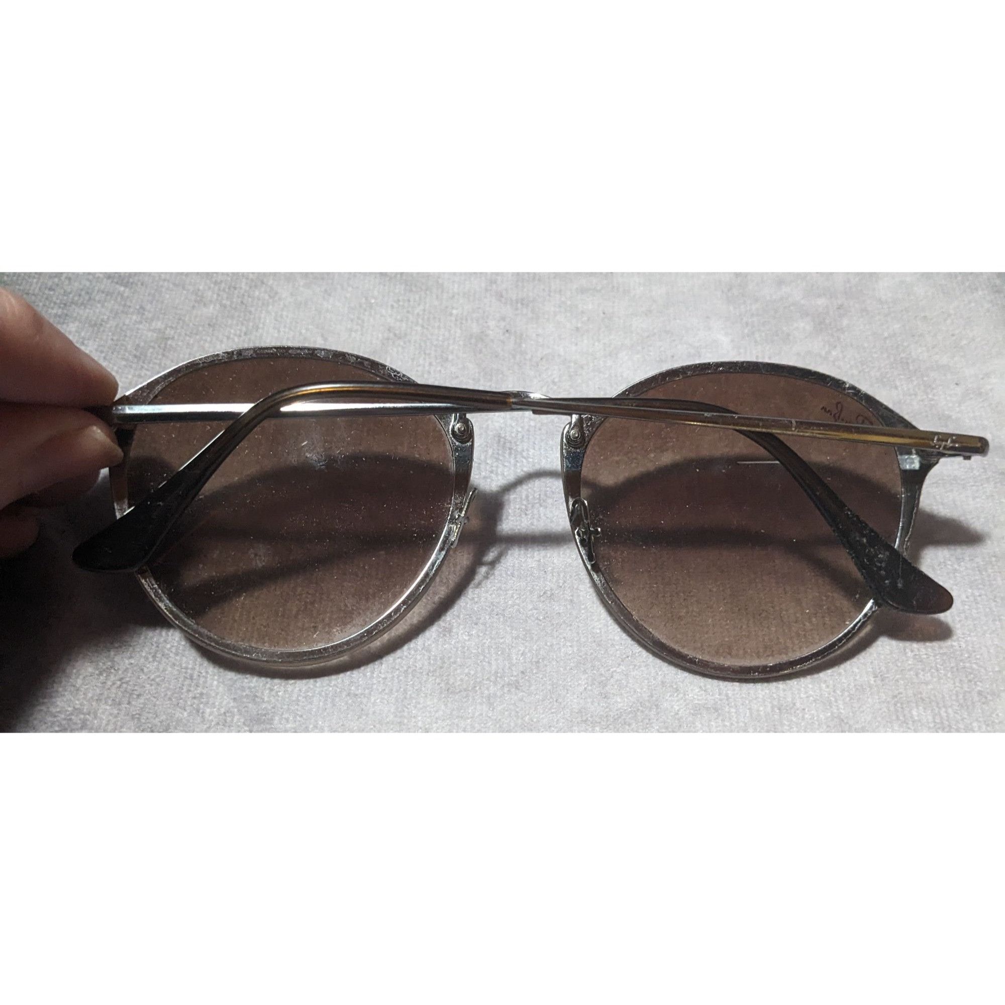 RayBan Ray-Ban Round Blaze Silver Frame Sunglasses Size ONE SIZE - 10 Thumbnail