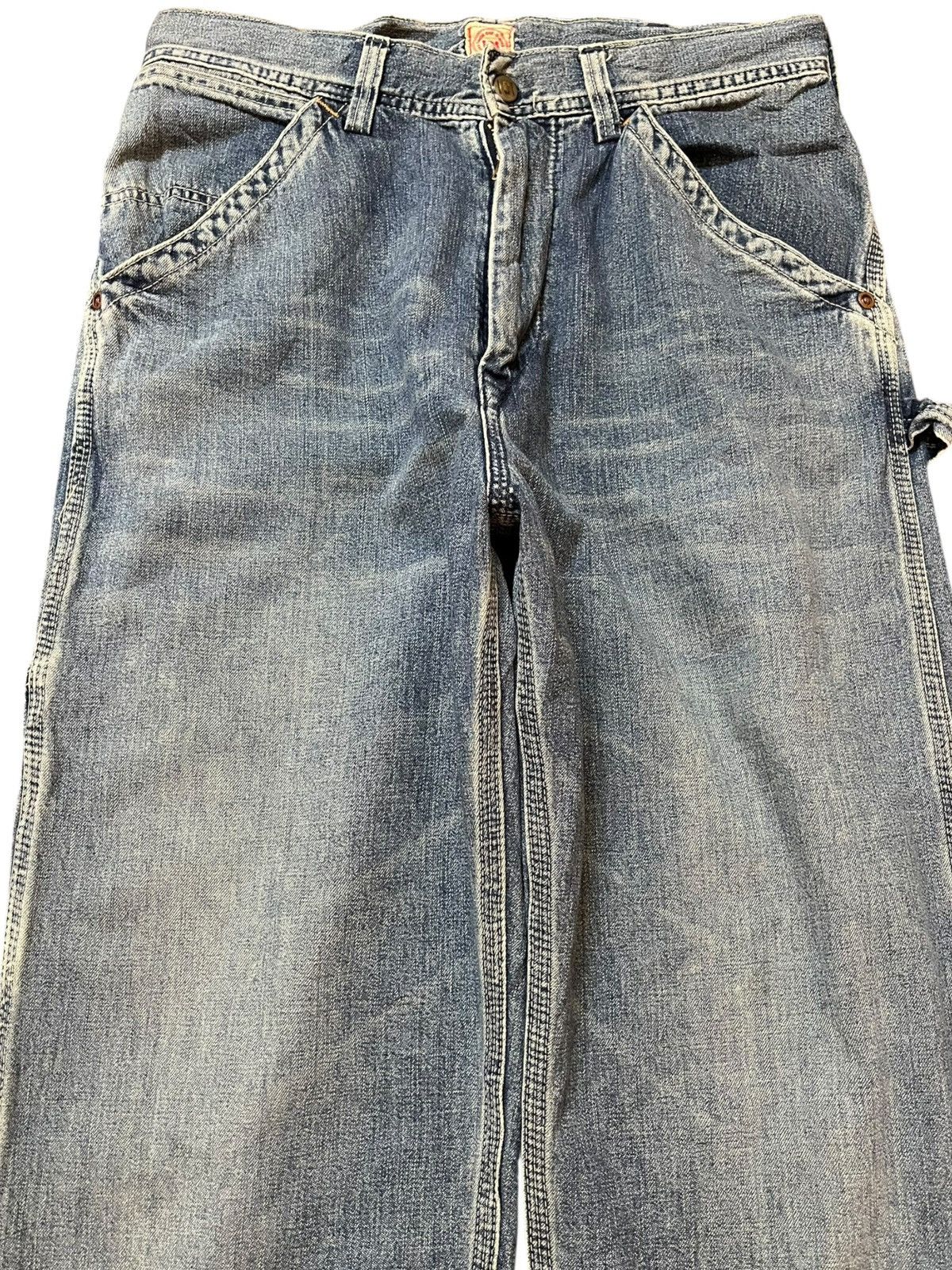 1017 ALYX 9SM Vintage 101 By Edwin Baggy Cargo Carpenter Denim Size US 29 - 2 Thumbnail