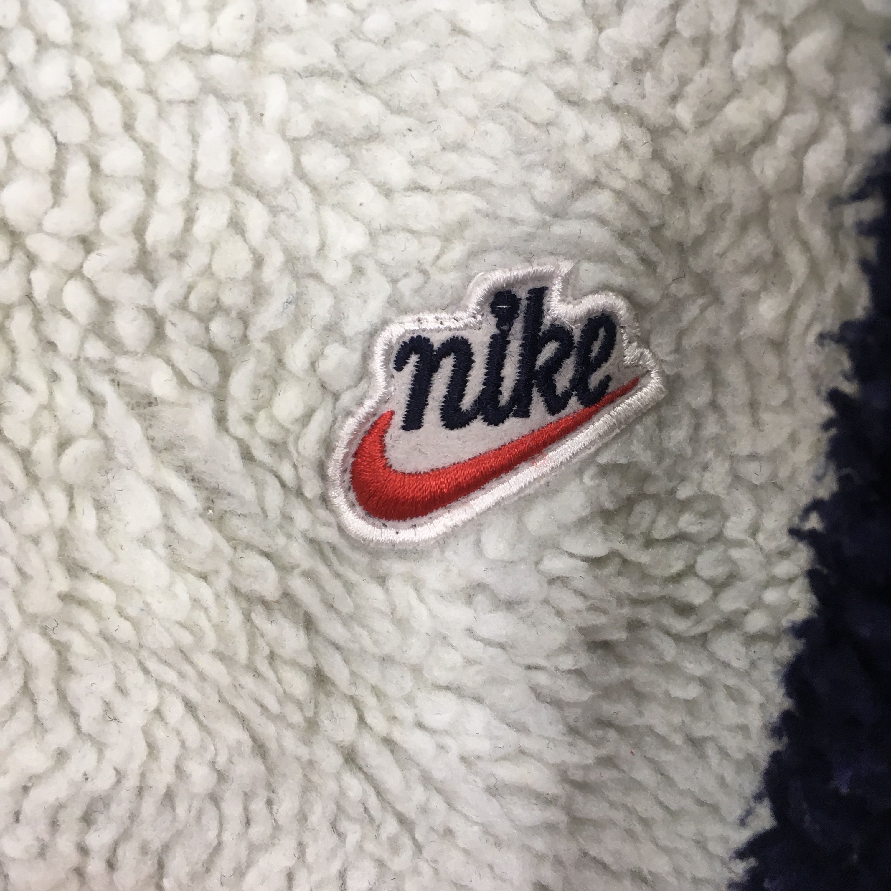 Nike Vintage Nike Fleece Polartec Nike Swoosh Deep Pile Jacket Size US XL / EU 56 / 4 - 6 Thumbnail