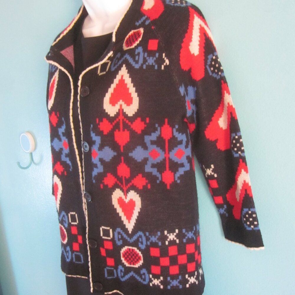 Anna Sui Anna Sui x James Coviello Womens Size S Button Front Heart C Size S / US 4 / IT 40 - 2 Thumbnail