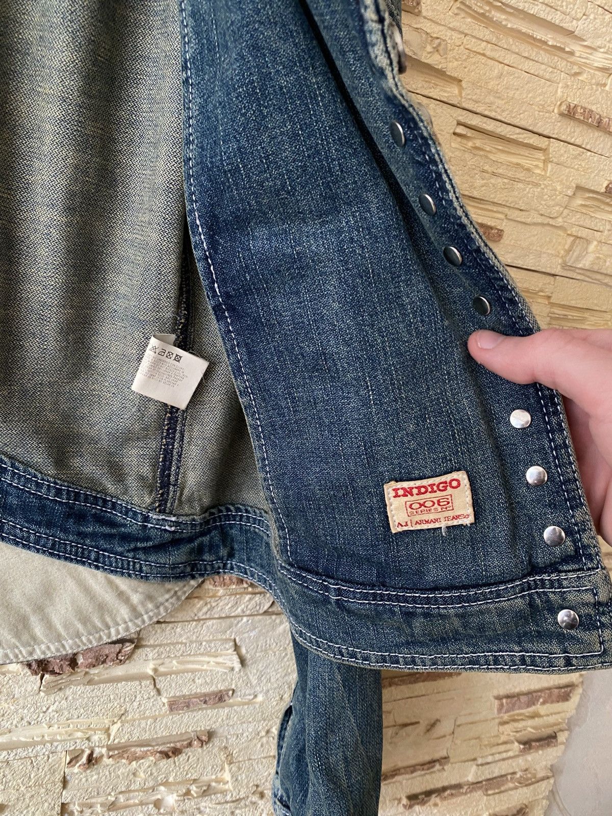 Armani Armani Archive Napoleon Multibutton Denim Jacket Size M / US 6-8 / IT 42-44 - 6 Thumbnail