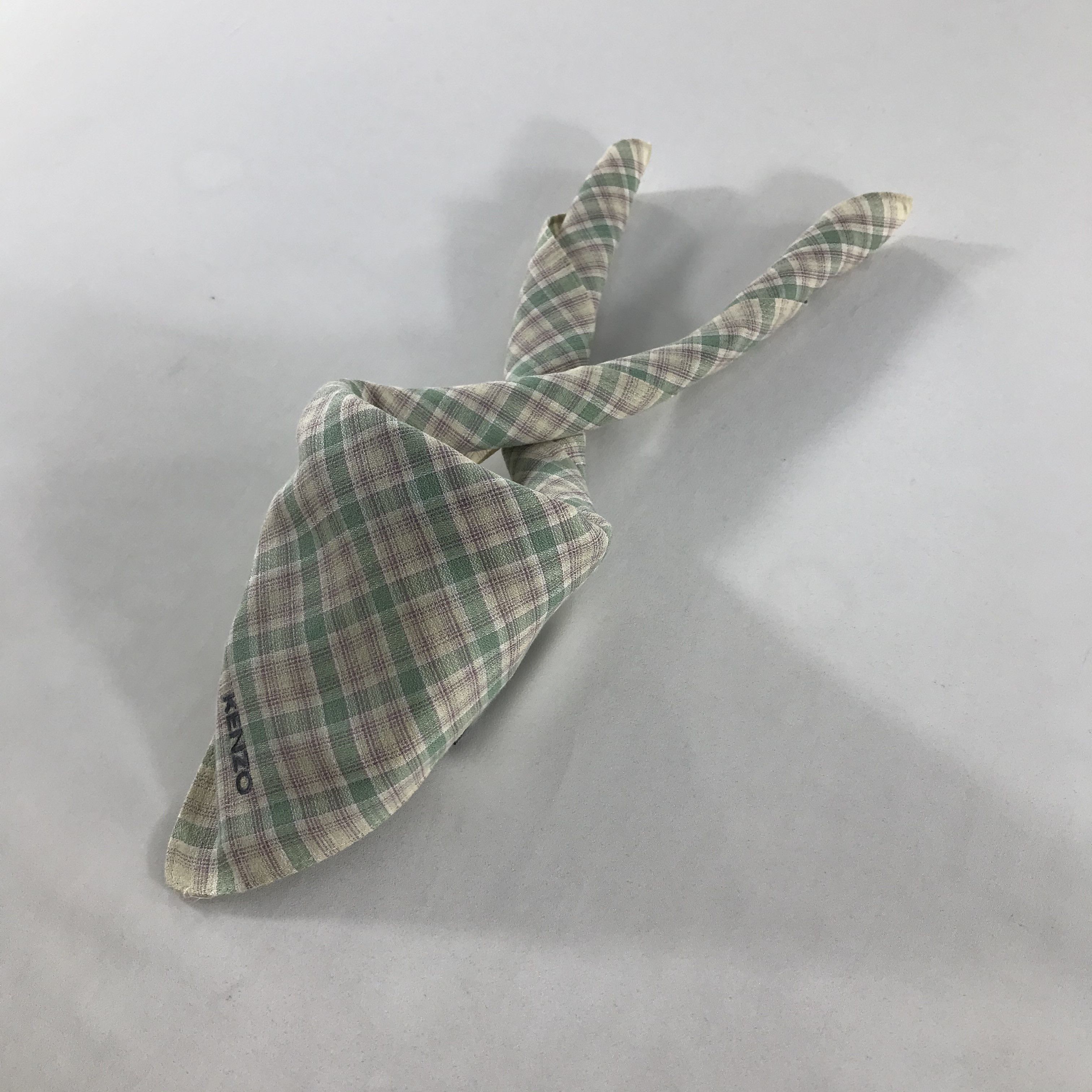 Kenzo Kenzo Tartan Handkerchief Neckerchief Bandana H29 Size ONE SIZE - 3 Thumbnail