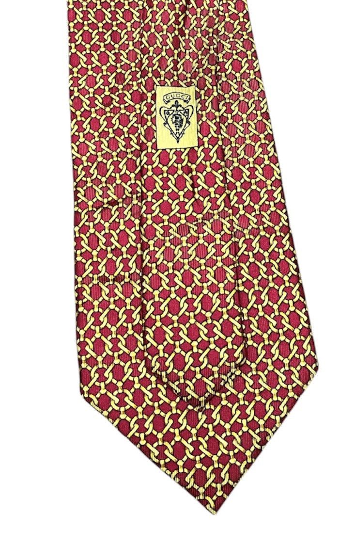 Gucci Vintage Gucci NeckTie Size ONE SIZE - 5 Thumbnail