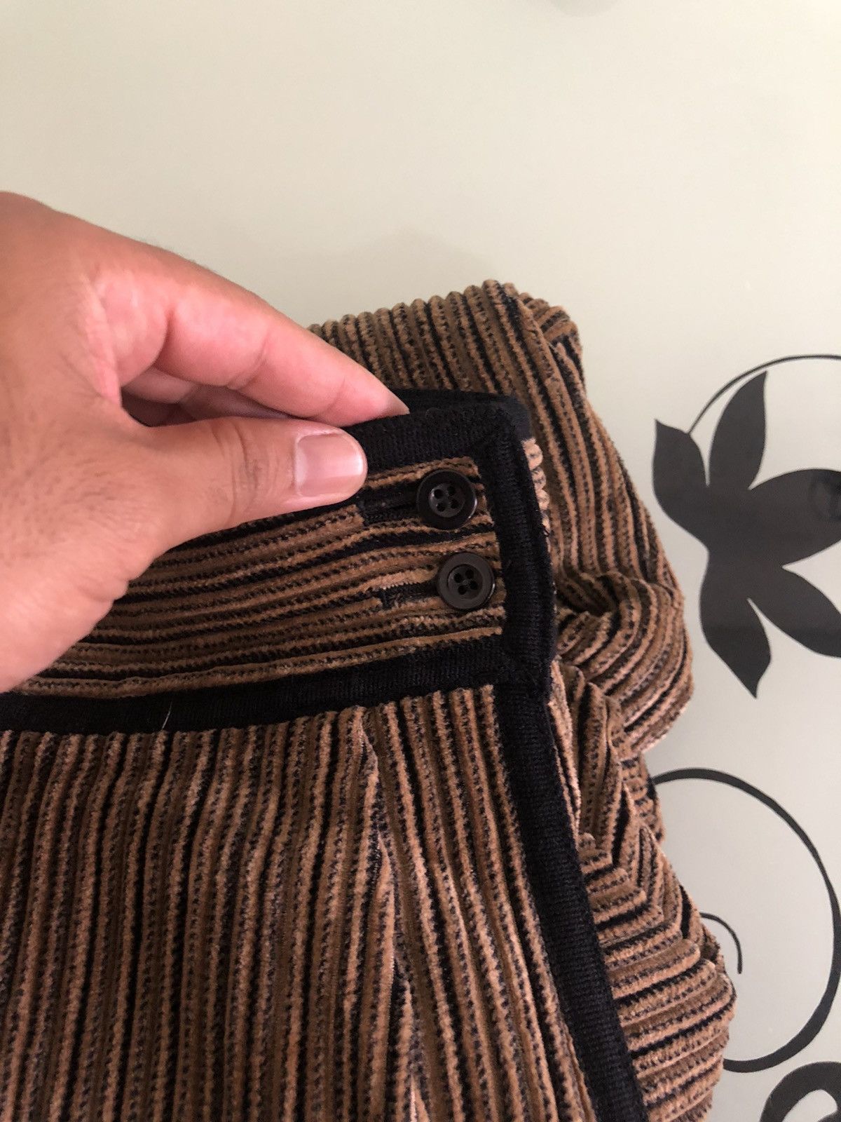 Yves Saint Laurent Rare❗️Vintage 90s Yves Saint Laurent Paris Corduroy Skirt Size 24" / US 00 / IT 34 - 15 Thumbnail