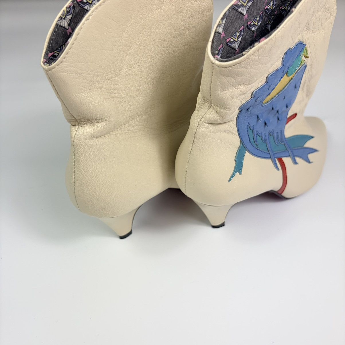 Other Irregular Choice Kiwis Angel Parrot Leather Boots EU39 Size US 9 / IT 39 - 5 Thumbnail