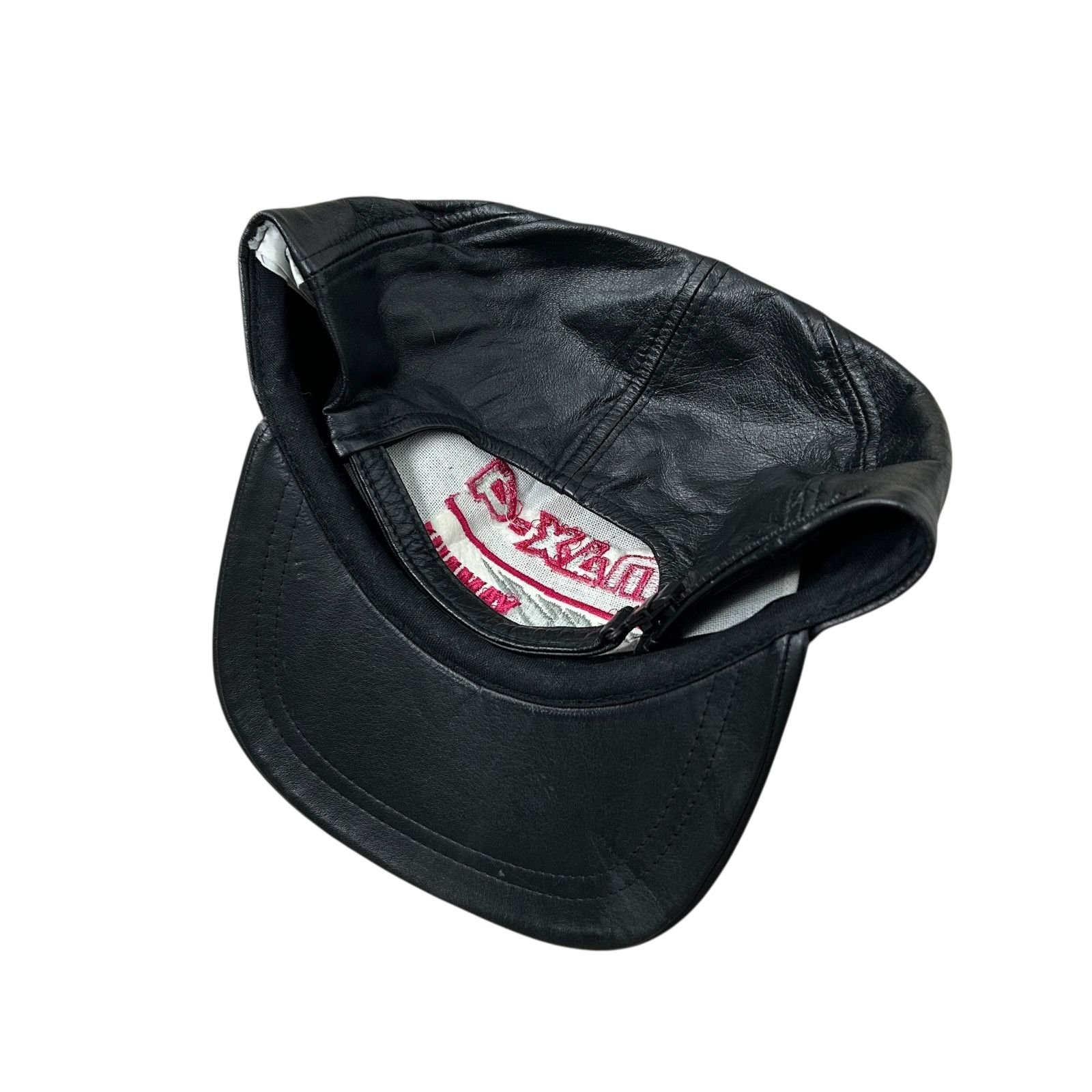 Yamaha RARE VTG 90s VMAX 4 SNOWMOBILE LEATHER HAT CAP ONE SIZE Size ONE SIZE - 3 Thumbnail