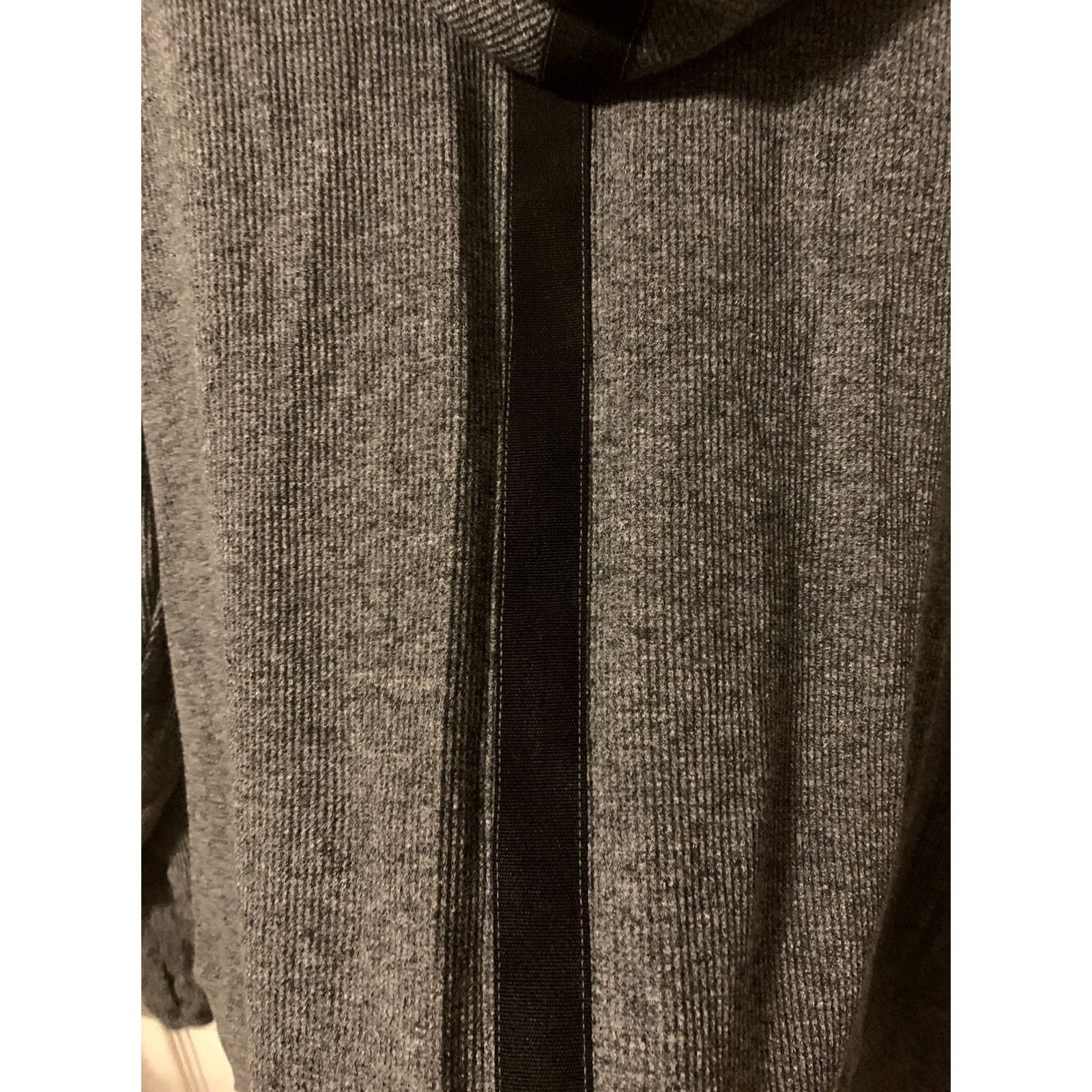 Calvin Klein Calvin Klein Gray Knit Hooded Full Zip Jacket Womens 1X Plus Long Sleeve CK Performance Activewear Hoodie Coat Size XL / US 12-14 / IT 48-50 - 6 Thumbnail