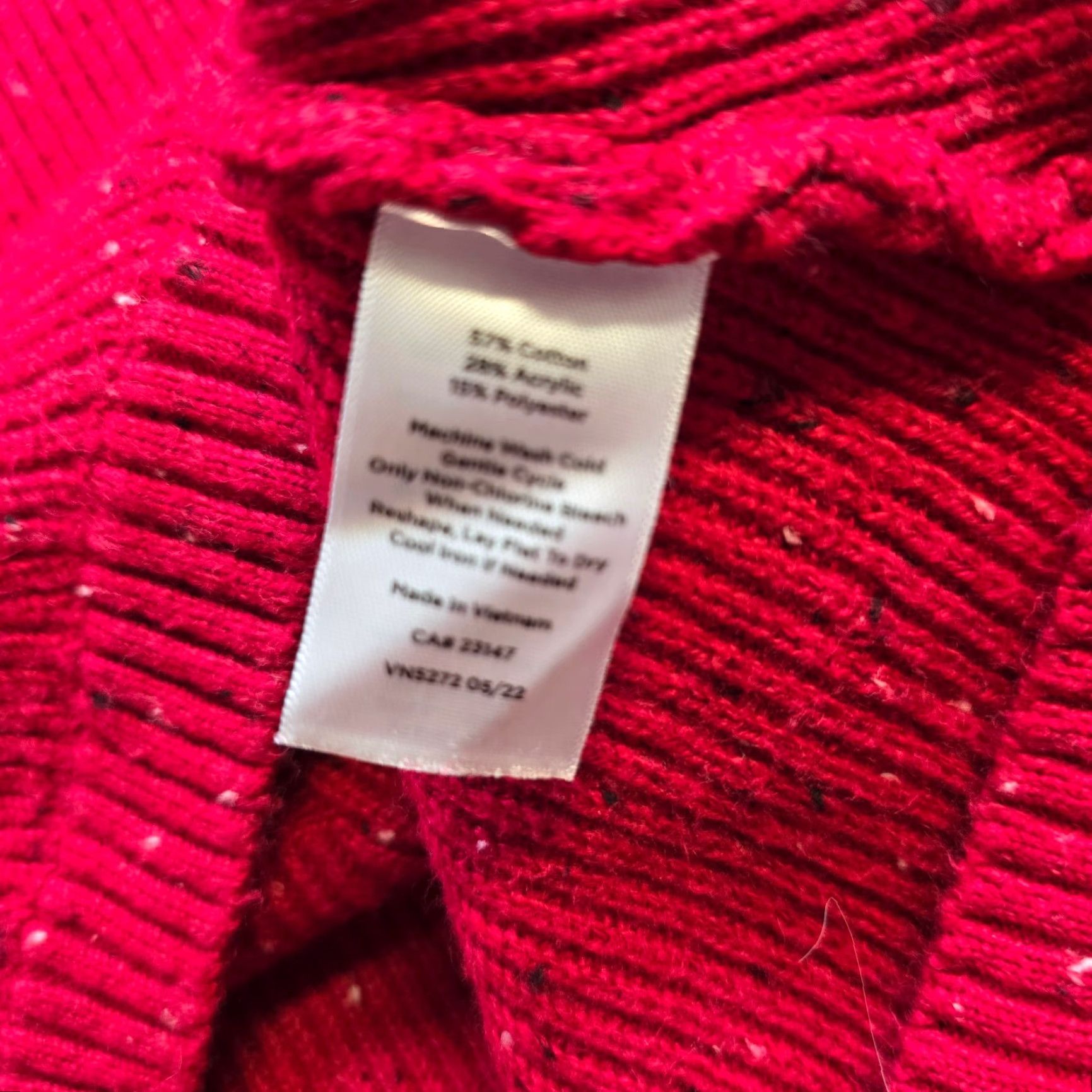 Talbots Talbots Sweater Womens Size Medium Red Knit Turtleneck Casual Holiday Career Pullover Knit All Seasons Mens Womens Girls Boys Size M / US 6-8 / IT 42-44 - 7 Thumbnail