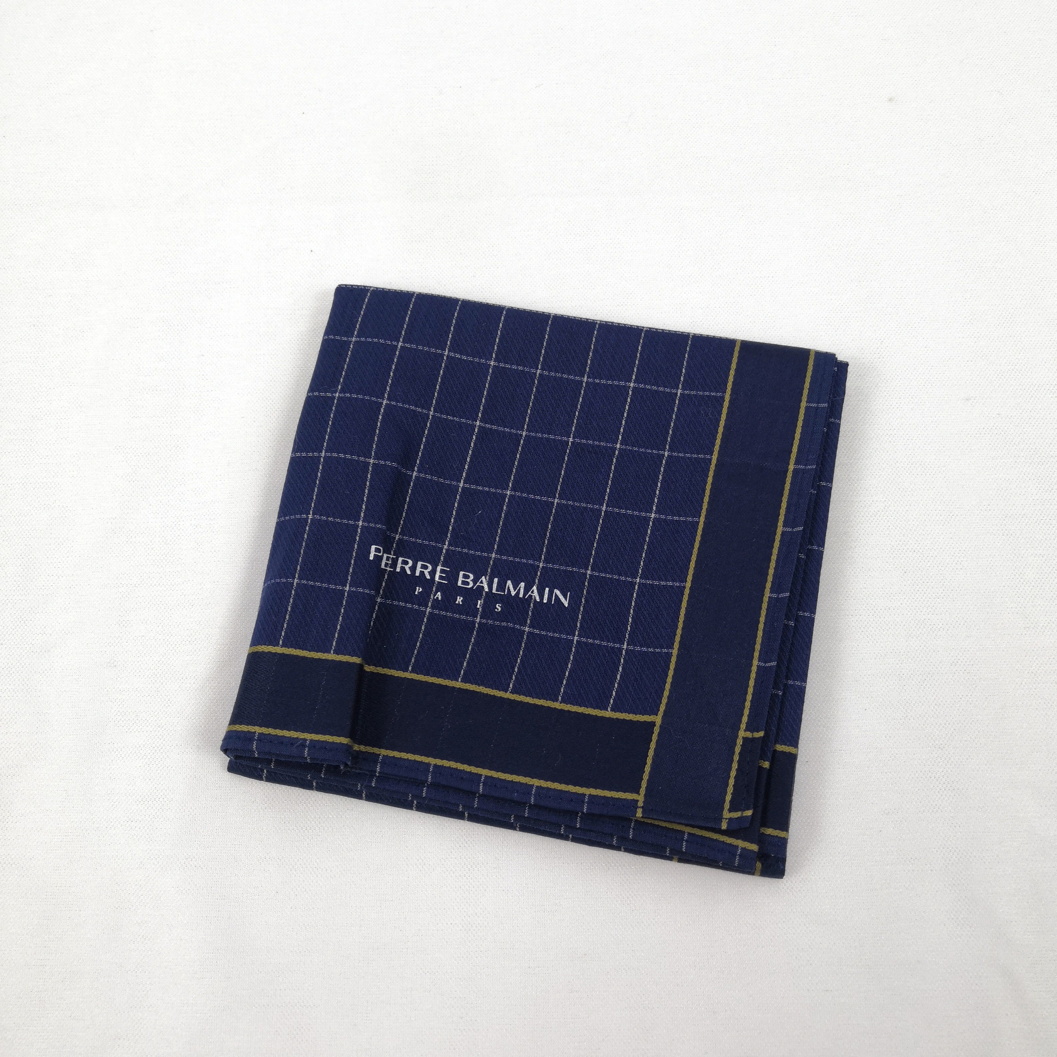 Japanese Brand Vintage Pierre Balmain Handkerchief Neckerchief Bandana Size ONE SIZE - 4 Thumbnail