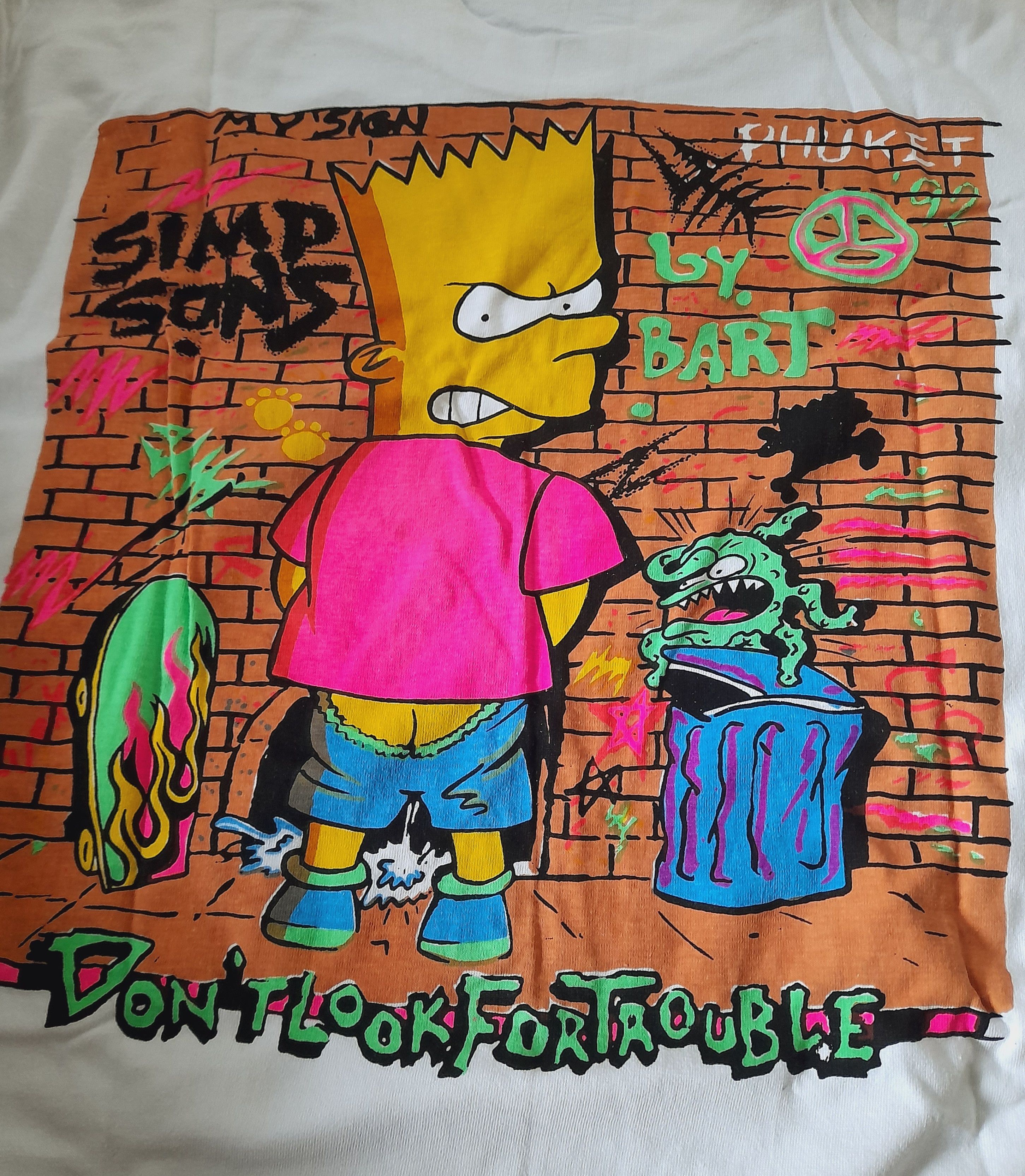 Cartoon Network Shirt bart simpsons 💥great item💥 Size US M / EU 48-50 / 2 - 1 Thumbnail