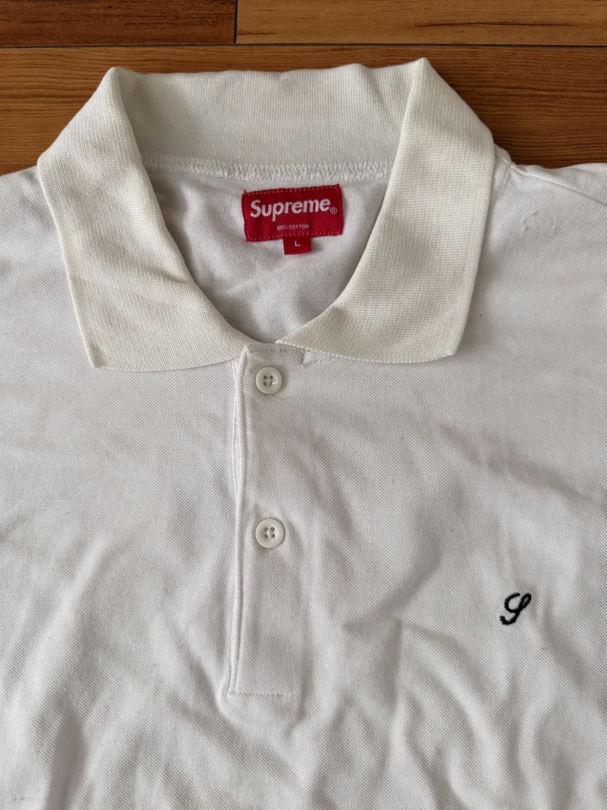 Supreme Supreme Long Sleeve Polo Size US L / EU 52-54 / 3 - 2 Thumbnail