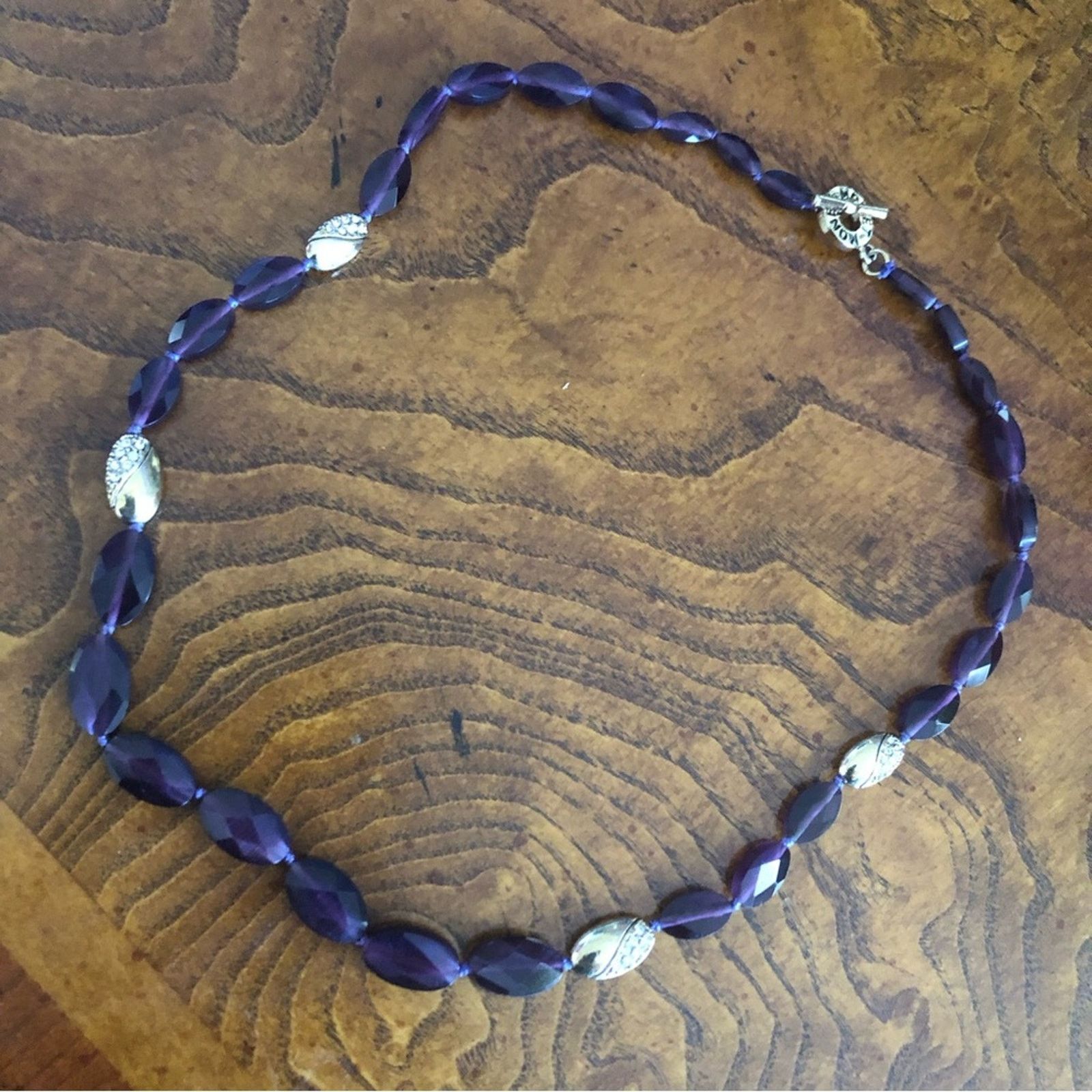Monet Vintage Monet graduated genuine faceted amethyst necklace Size ONE SIZE - 8 Thumbnail