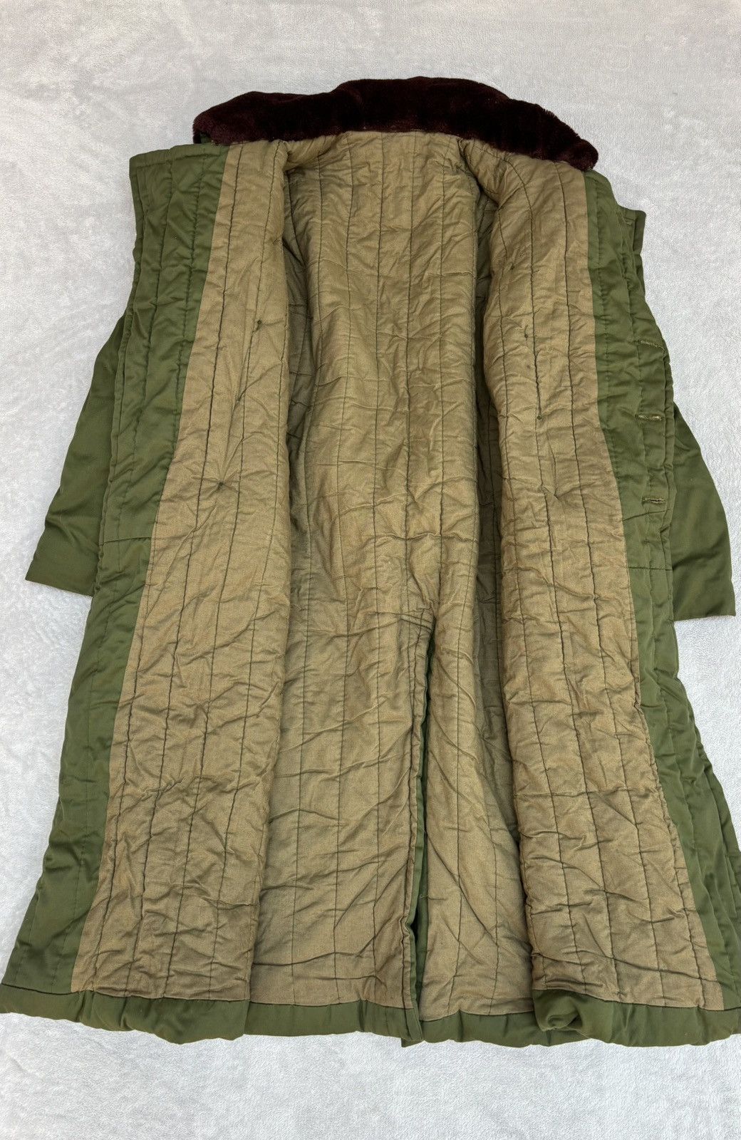 Vintage 1960s Vintage Chinese PLA Jundayi Military Overcoat Size US M / EU 48-50 / 2 - 15 Thumbnail