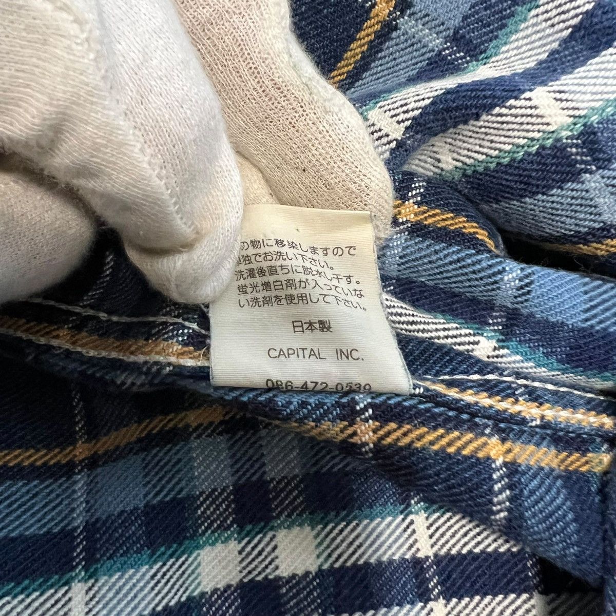 Kapital KAPITAL Cotton Heavy Weight Check Shirt Size US L / EU 52-54 / 3 - 6 Thumbnail