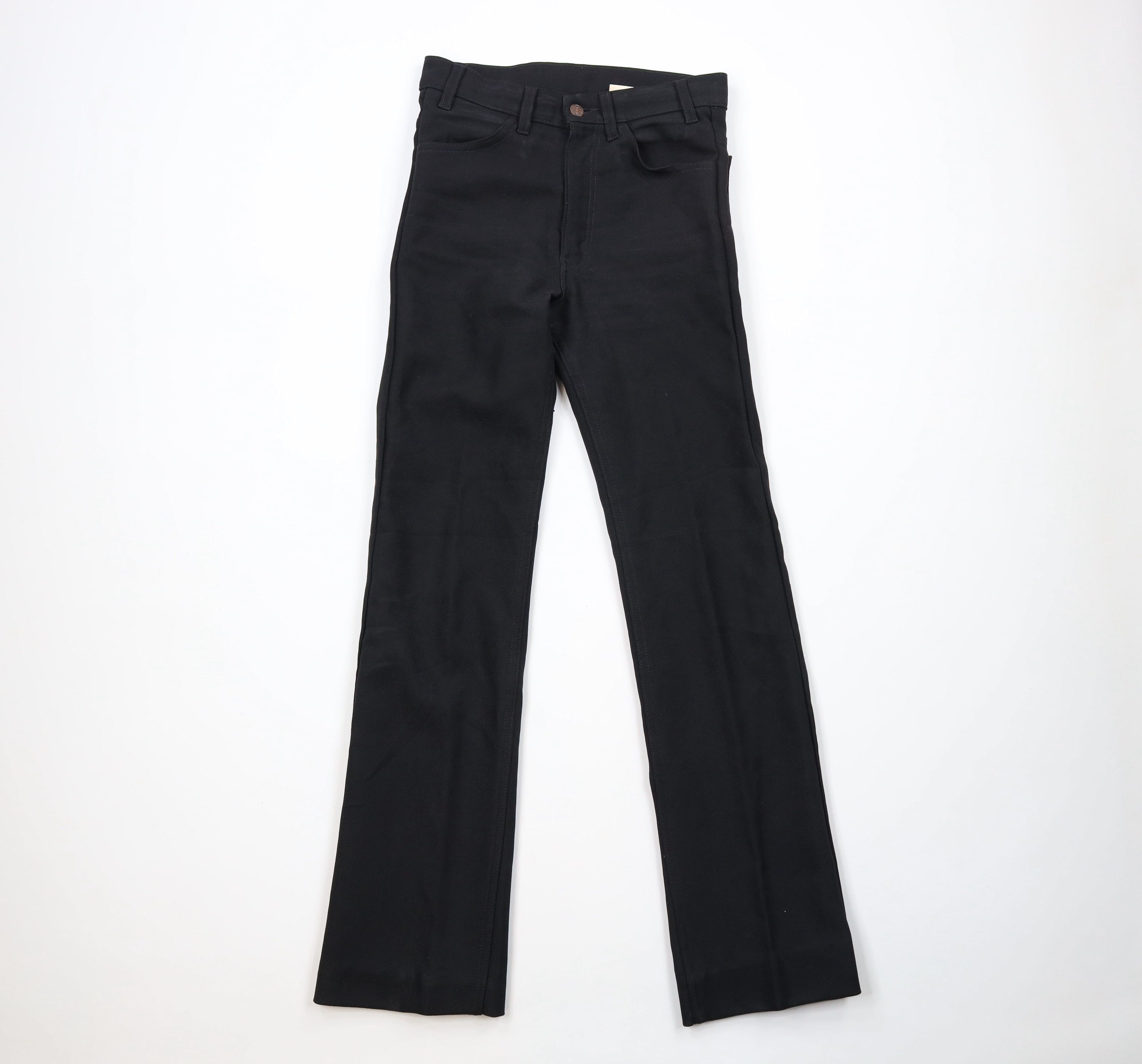 image of 90's Levis Flared Wide Leg Knit Chino Pants Black, Men's (Size 30)