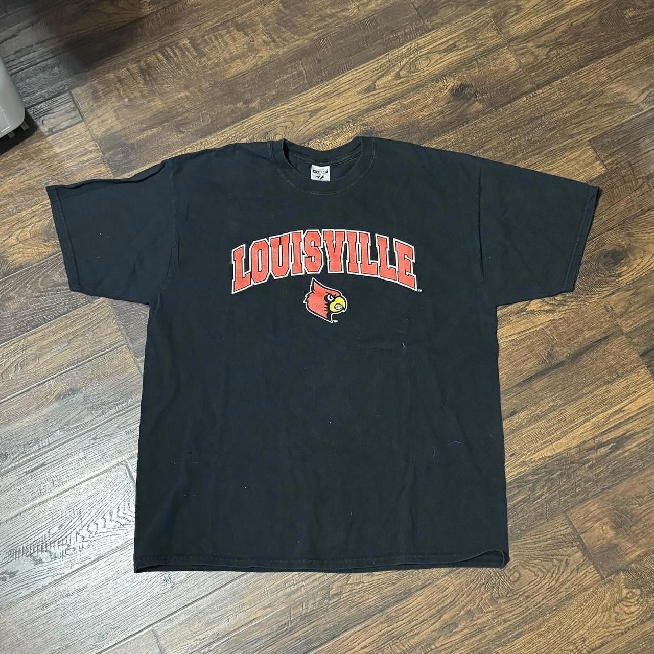 Jerzees Vintage y2k Louisville Cardinals shirt on a JERZEES tag Size US XL / EU 56 / 4 - 1 Thumbnail