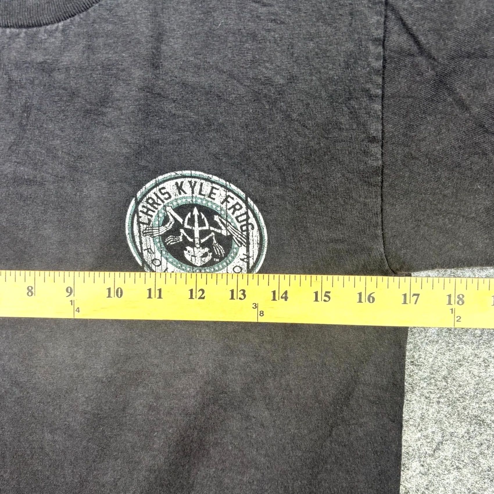 Vintage Alstyle T-Shirt Men’s S Black Cotton Chris Kyle Frog Foundation American Sniper Army Military Steampunk USA Mens Size US S / EU 44-46 / 1 - 7 Thumbnail