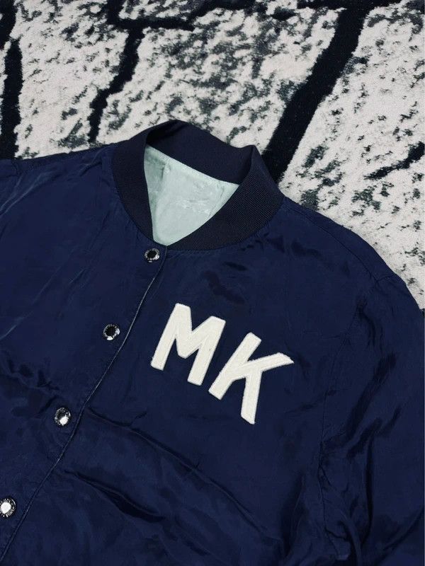 Maison Kitsune Maison Kitsune Reversible Bomber Jacket Navy Blue XS Size XS / US 0-2 / IT 36-38 - 5 Thumbnail