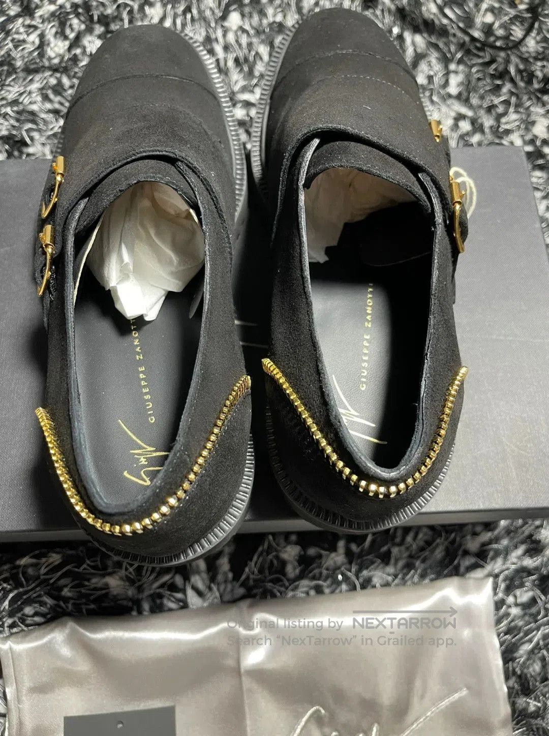 Giuseppe Zanotti GIUSEPPE ZANOTTI Suede Monk Shoes. Size US 7 / EU 40 - 5 Thumbnail