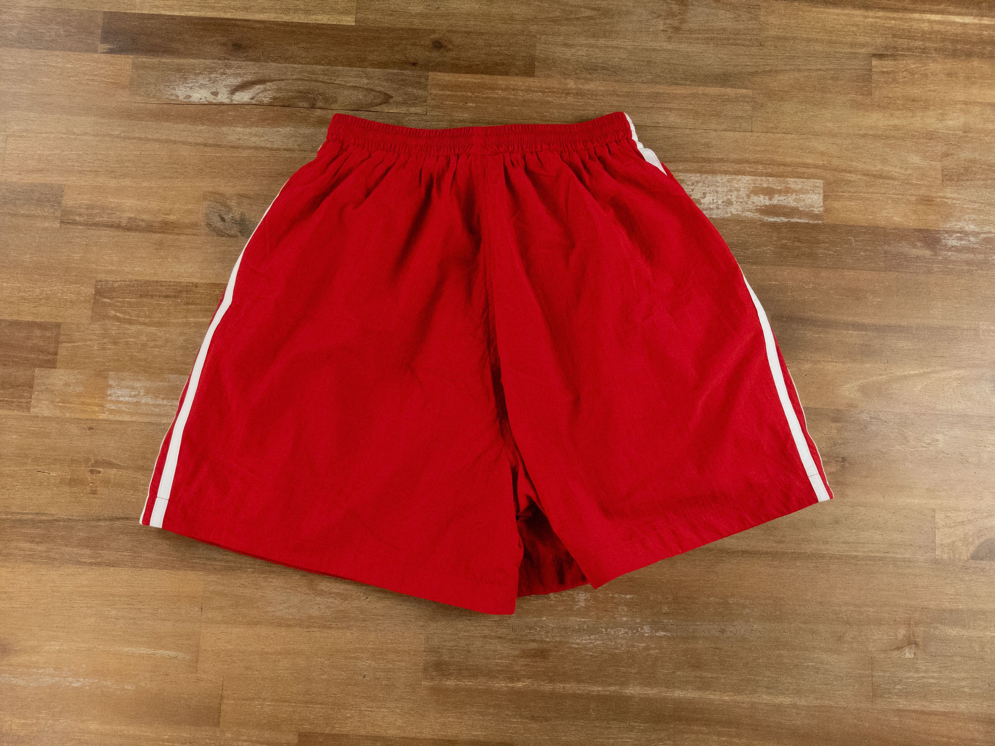 Adidas × Balenciaga BALENCIAGA X ADIDAS red technical fabric tracksuit shorts 34 Size US 34 / EU 50 - 10 Thumbnail