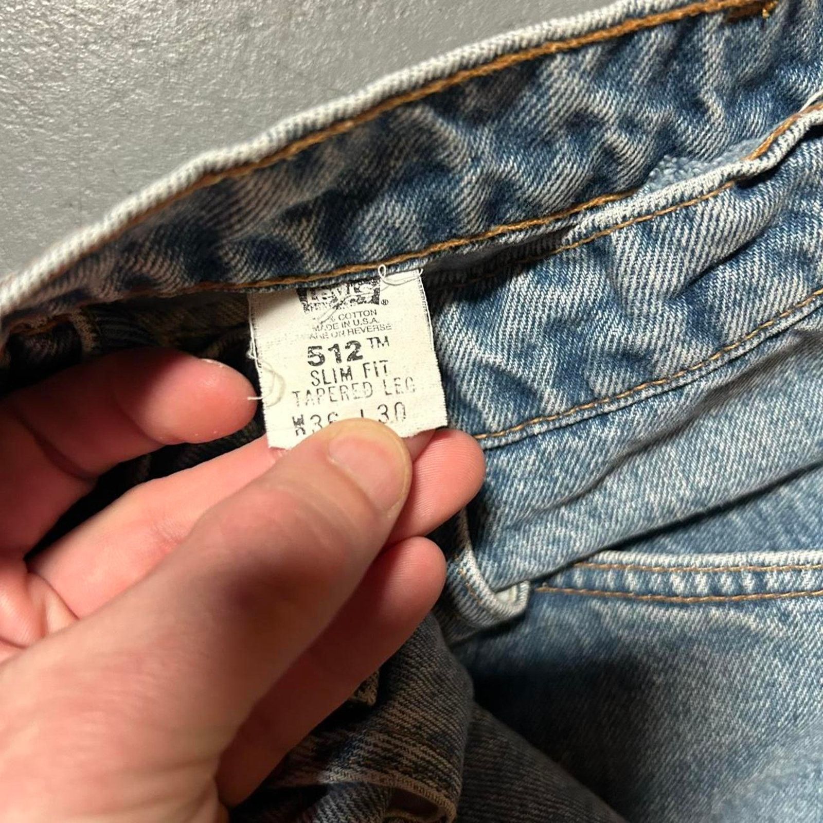Levi's 90s levis denim jeans made Size US 30 / EU 46 - 3 Thumbnail