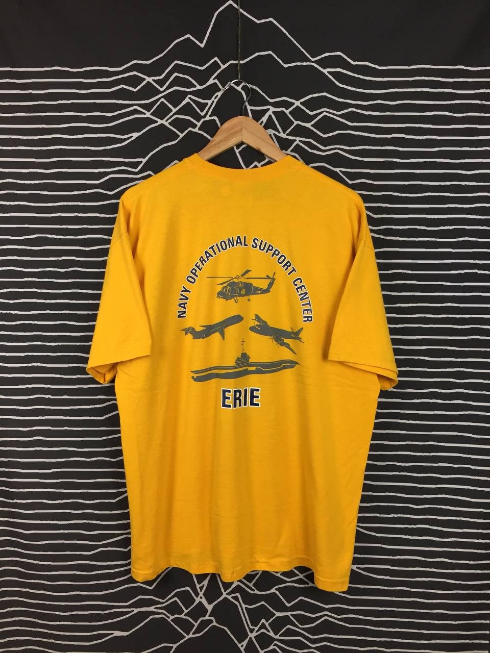 Jerzees × Vintage Vtg 50/50 Navy Operational Support Center Erie Tee Size US XL / EU 56 / 4 - 1 Thumbnail