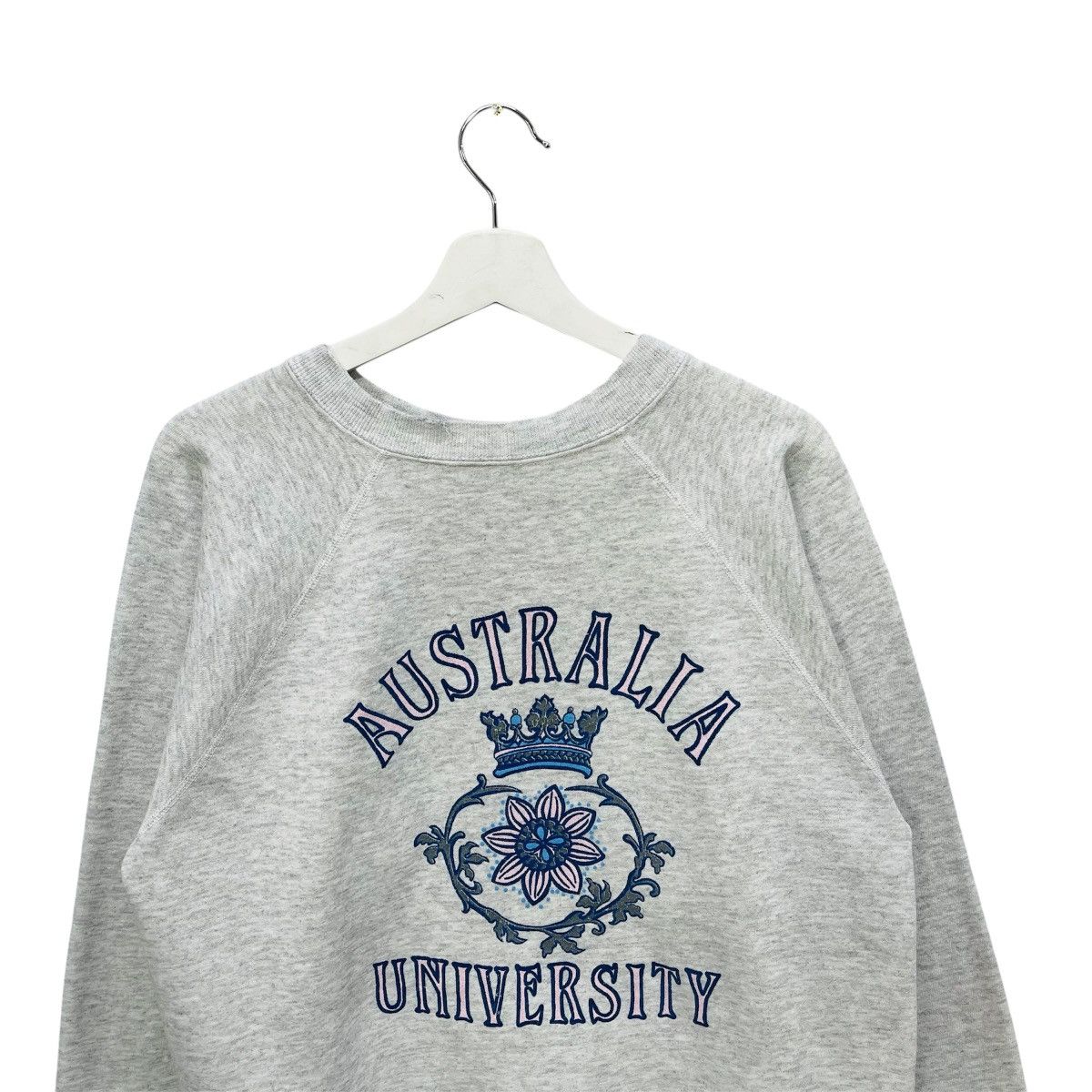 Vintage Vintage 80s australia university distress sweatshirt Size US M / EU 48-50 / 2 - 2 Thumbnail
